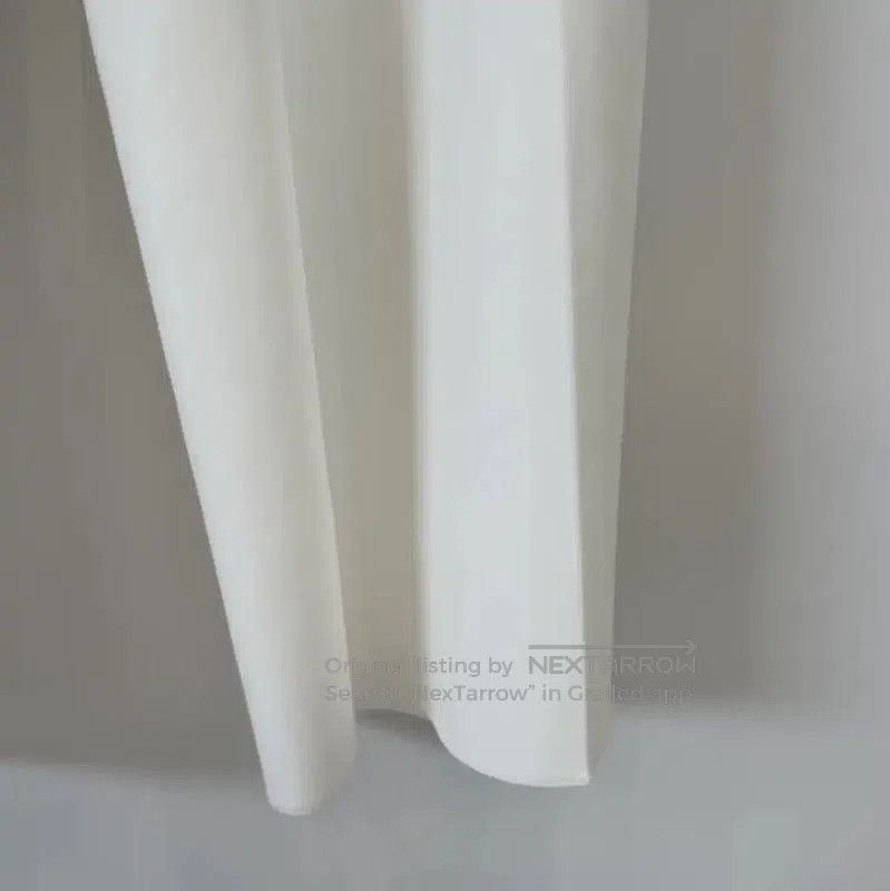 Max Mara MaxMara Elegant White Cotton Casual Pants . Size 22" - 4 Thumbnail