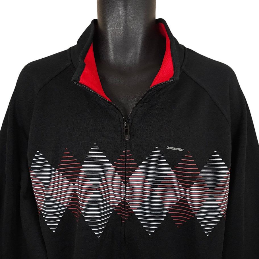 Ecko Unltd. Ecko Unltd Track Jacket Mens Size 3XL Black Diamonds Geo Size US XXL / EU 58 / 5 - 2 Thumbnail