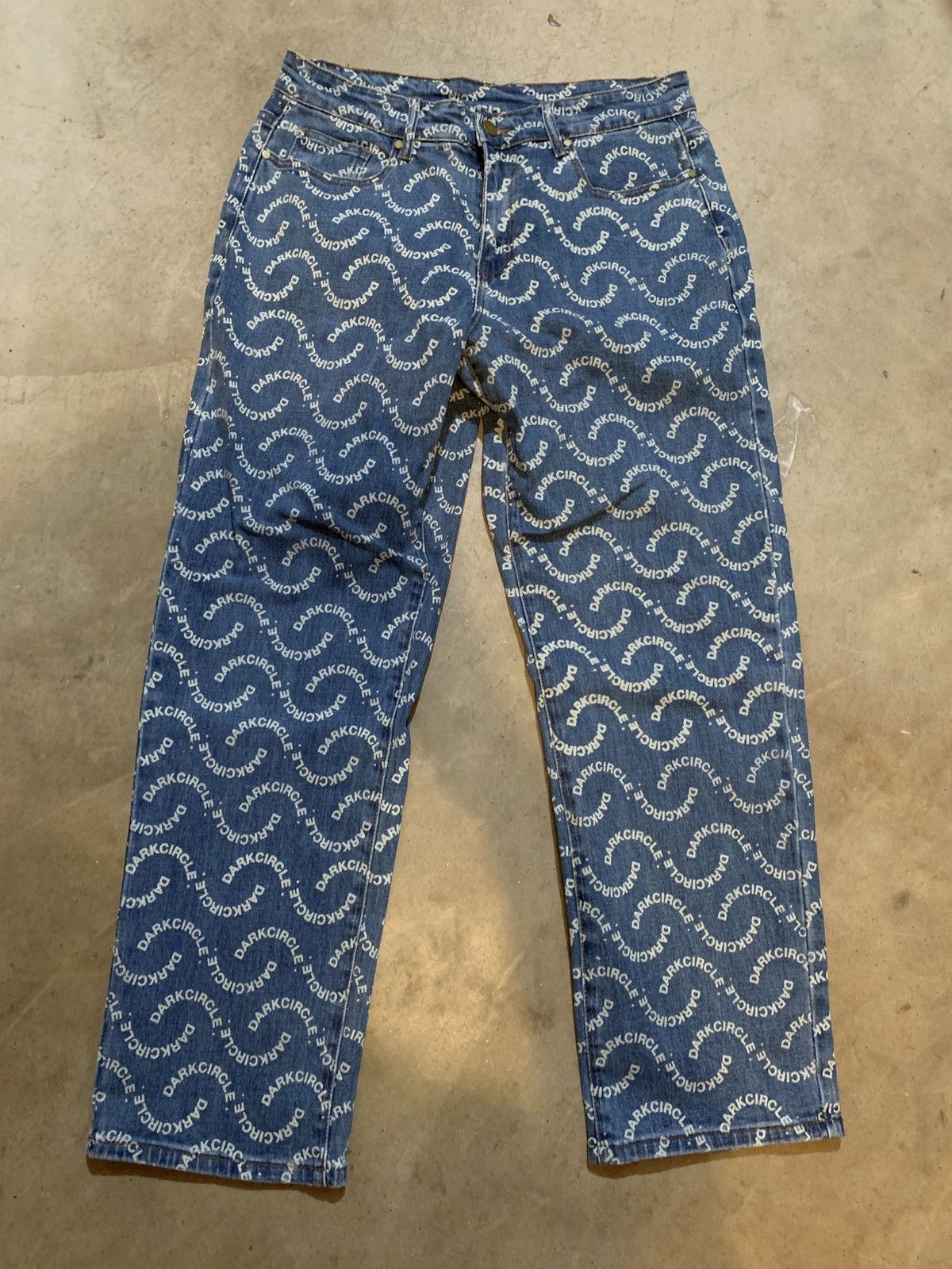 Other DARKCIRCLE 20-21 All Over Print Denim Pants Size US 32 / EU 48 - 1 Thumbnail