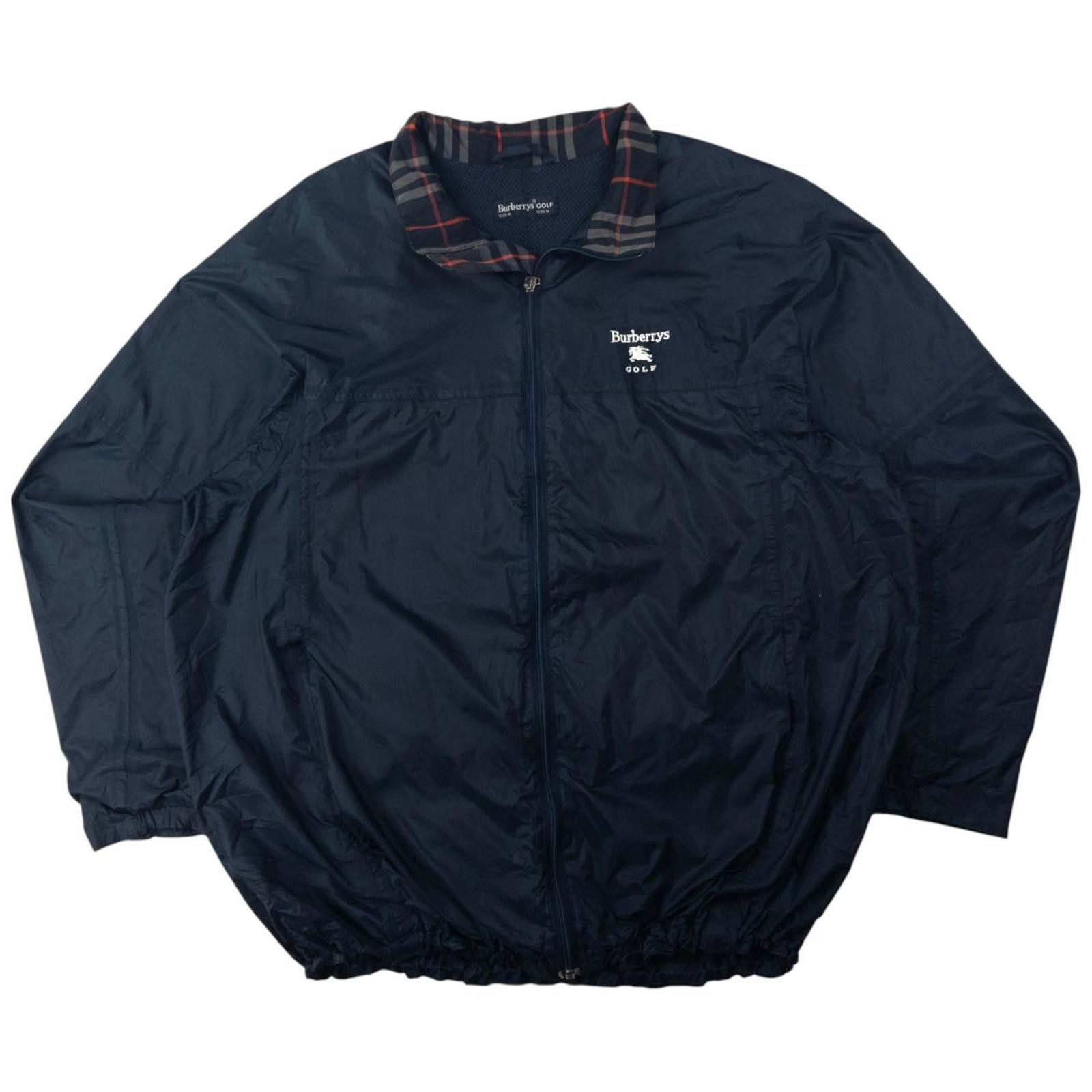 Burberry Vintage Burberry Golf Zip Up Packable Jacket Size L Size US L / EU 52-54 / 3 - 1 Thumbnail