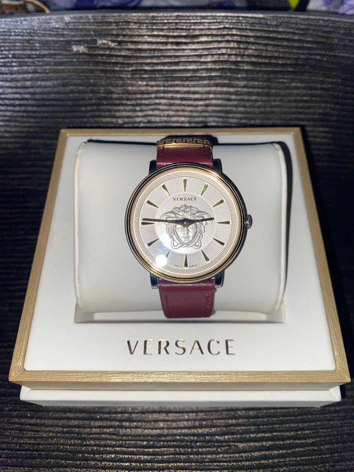 Versace Versace Women’s V-Circle Medusa Strap Watch Size ONE SIZE - 1 Thumbnail