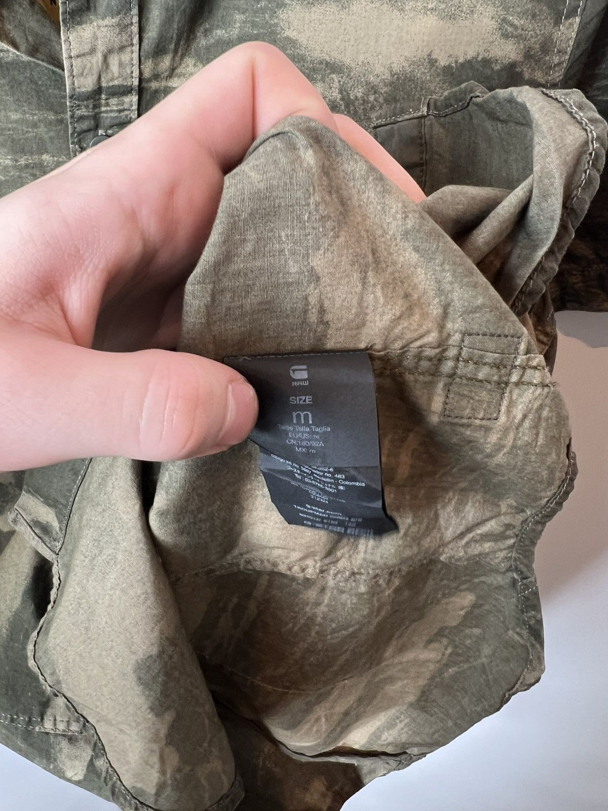 G-Star Vintage streetwear G Star Raw Cargo Line Camouflage shirt Size US M / EU 48-50 / 2 - 6 Thumbnail