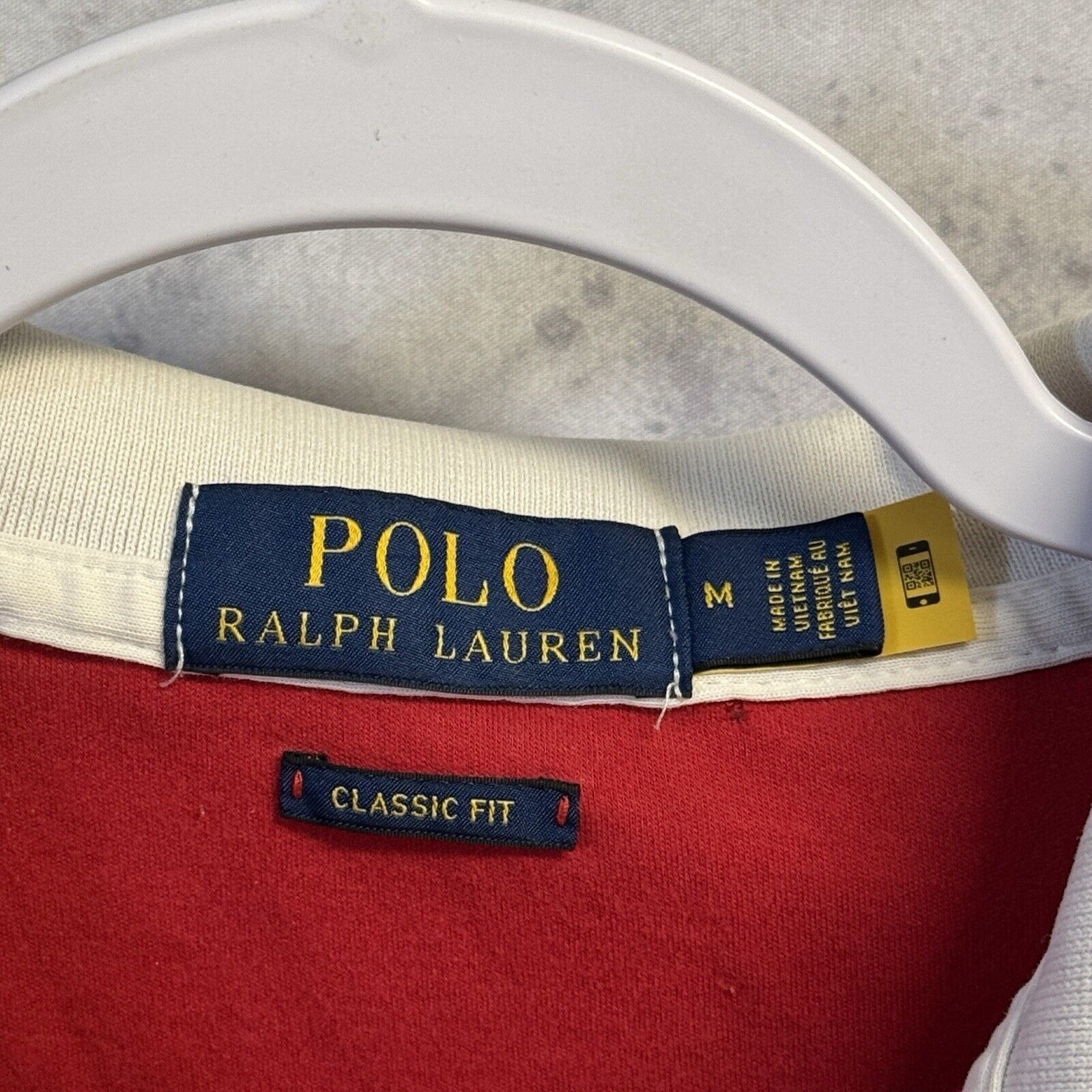 Polo Ralph Lauren Polo Ralph Lauren Spellout Shirt Mens Medium Red/Blue Collar Size US M / EU 48-50 / 2 - 4 Thumbnail