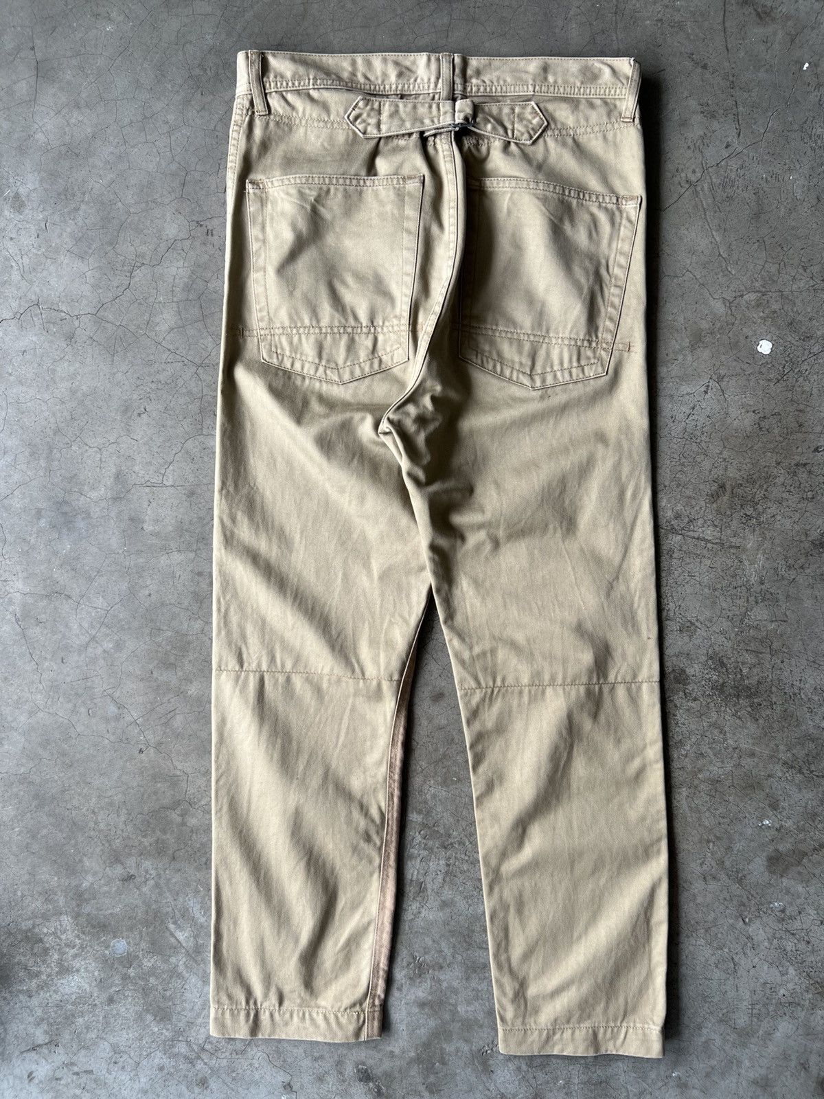 Junya Watanabe Junya Watanabe - S/S’10 Two Tone Cinch Back Chino Pants Size US 32 / EU 48 - 6 Thumbnail