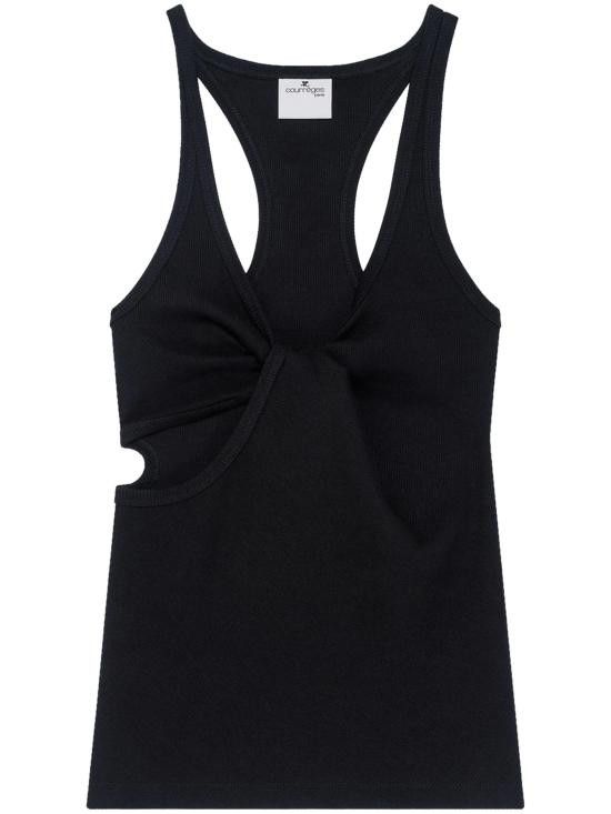 Courreges COURREGES Women Tops 225JDE134JS0194 9999 BLACK Size S / US 4 / IT 40 - 1 Thumbnail