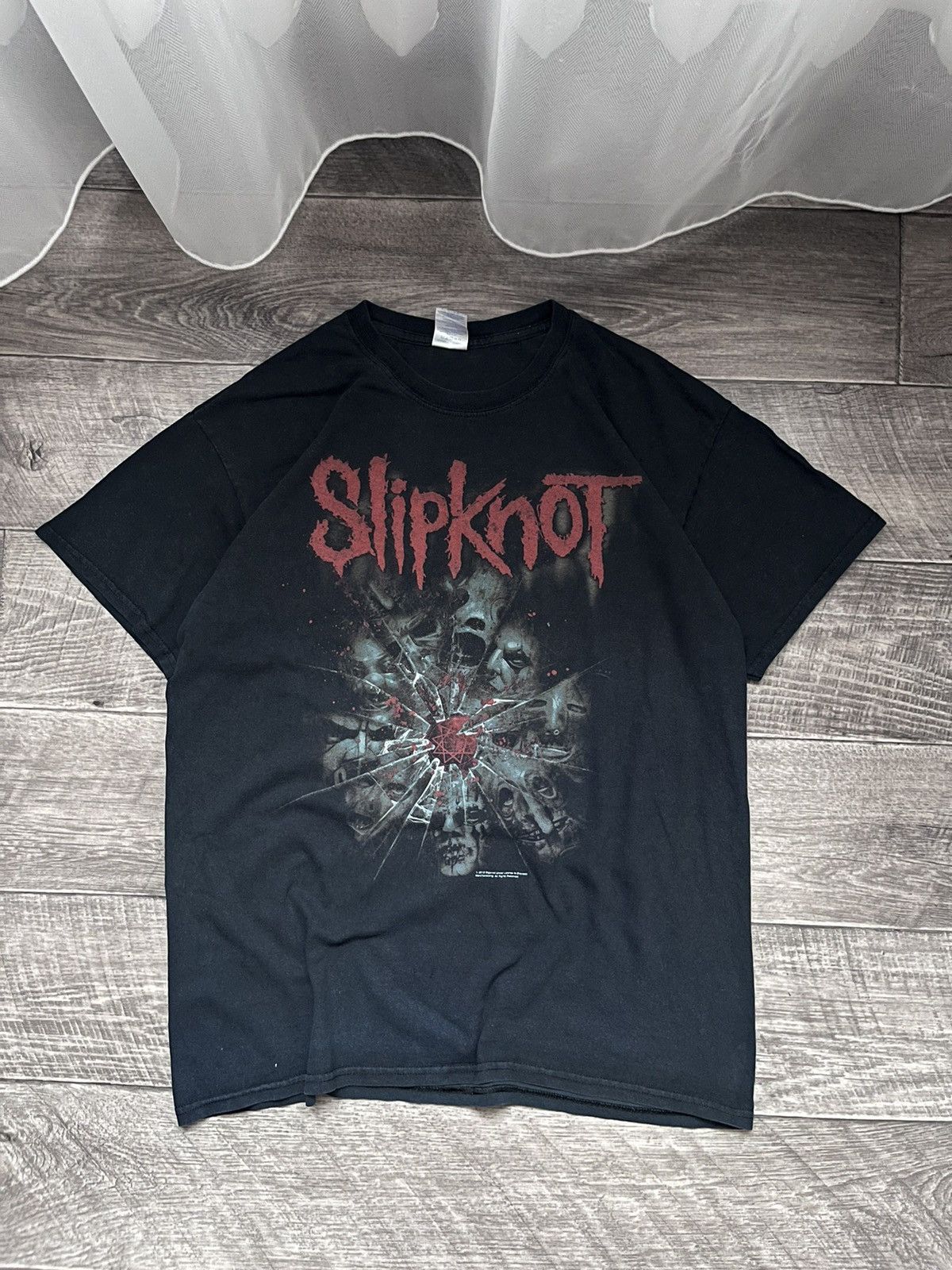 Band Tees Vintage Slipknot 2012 Tee Black T-Shirt Size US L / EU 52-54 / 3 - 1 Thumbnail