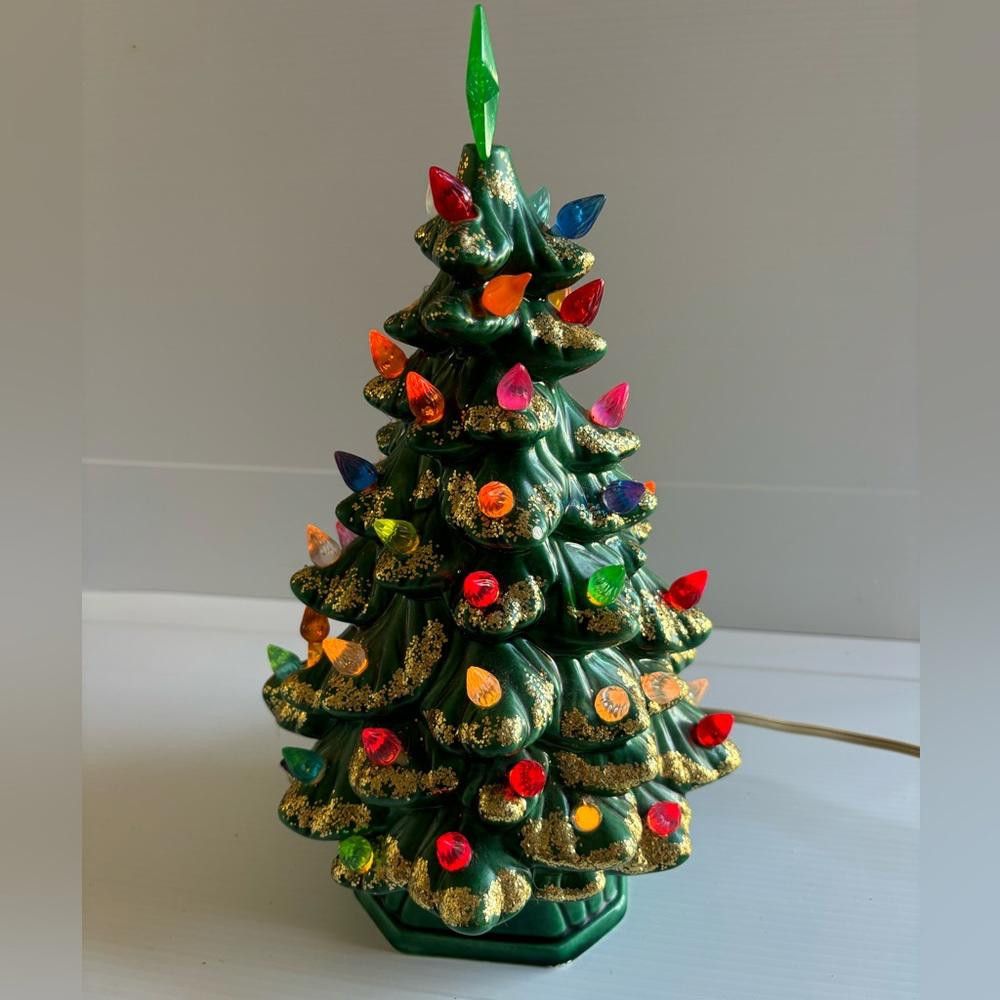 Designer Vintage Ceramic Christmas Tree Size ONE SIZE - 2 Thumbnail