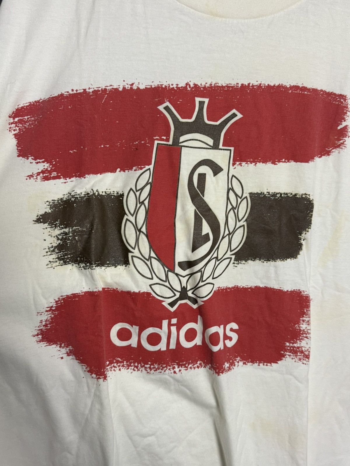 Adidas Vintage Liege Standard Training Football T-Shirt Size US M / EU 48-50 / 2 - 3 Thumbnail