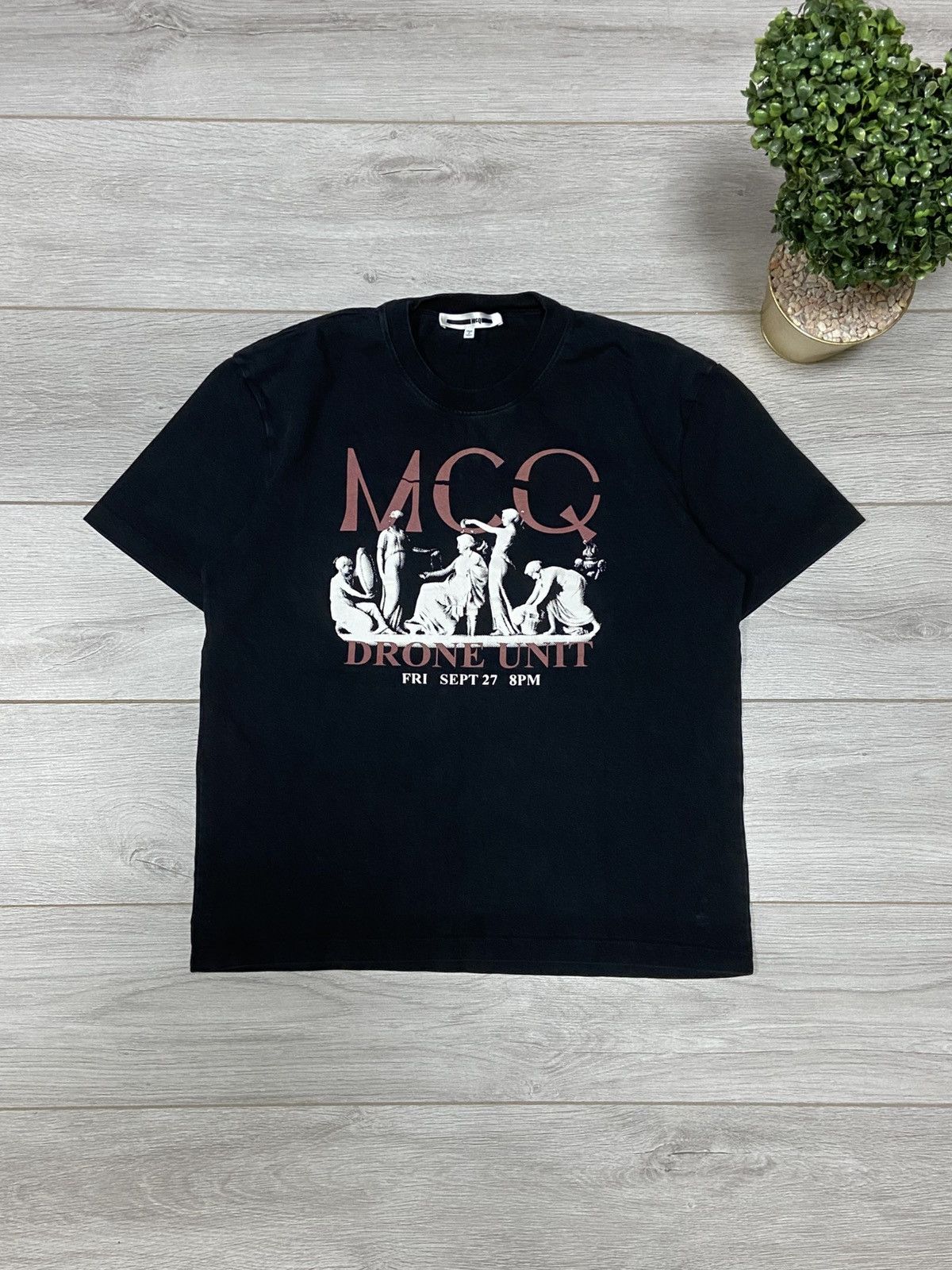 Alexander McQueen MCQ RARE Alexander McQueen Drone Unit vintage t-shirt Size US M / EU 48-50 / 2 - 1 Thumbnail