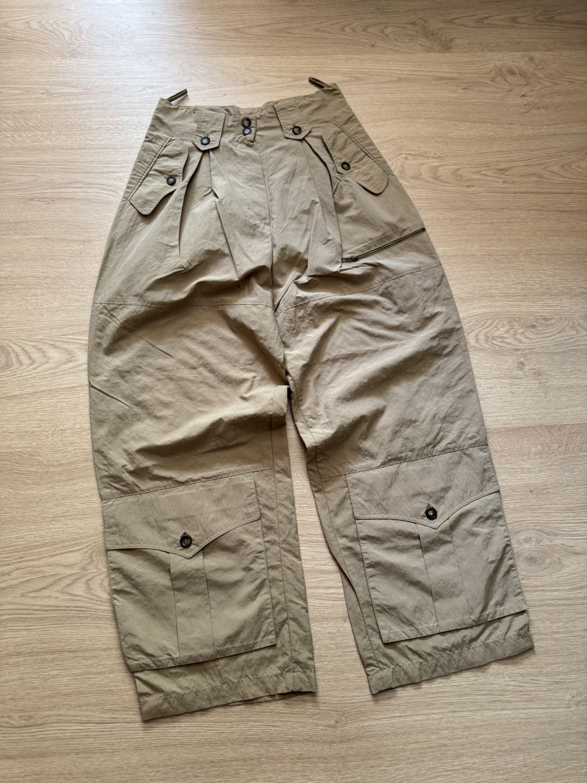Ivan Grundahl Vintage 00’s Ivan Grundahl y2k Avant Garde Baggy Cargo Pants Size 26" / US 2 / IT 38 - 1 Thumbnail