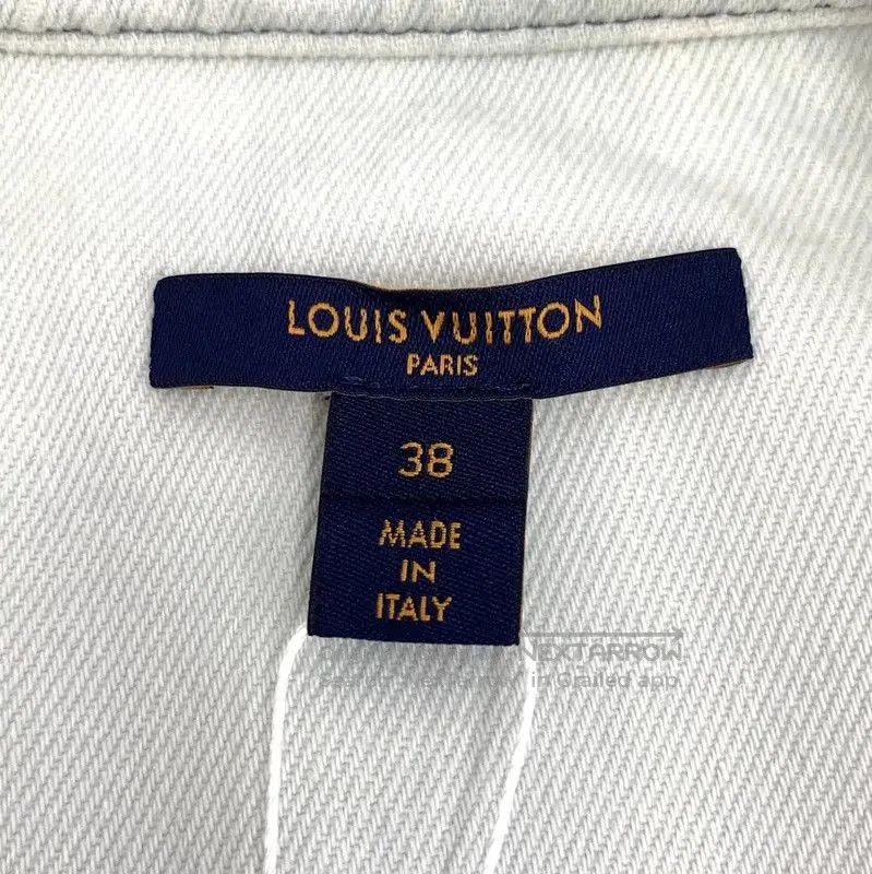 Louis Vuitton Louis Vuitton Light Blue Cotton Dress for Women . Size S / US 4 / IT 40 - 5 Thumbnail