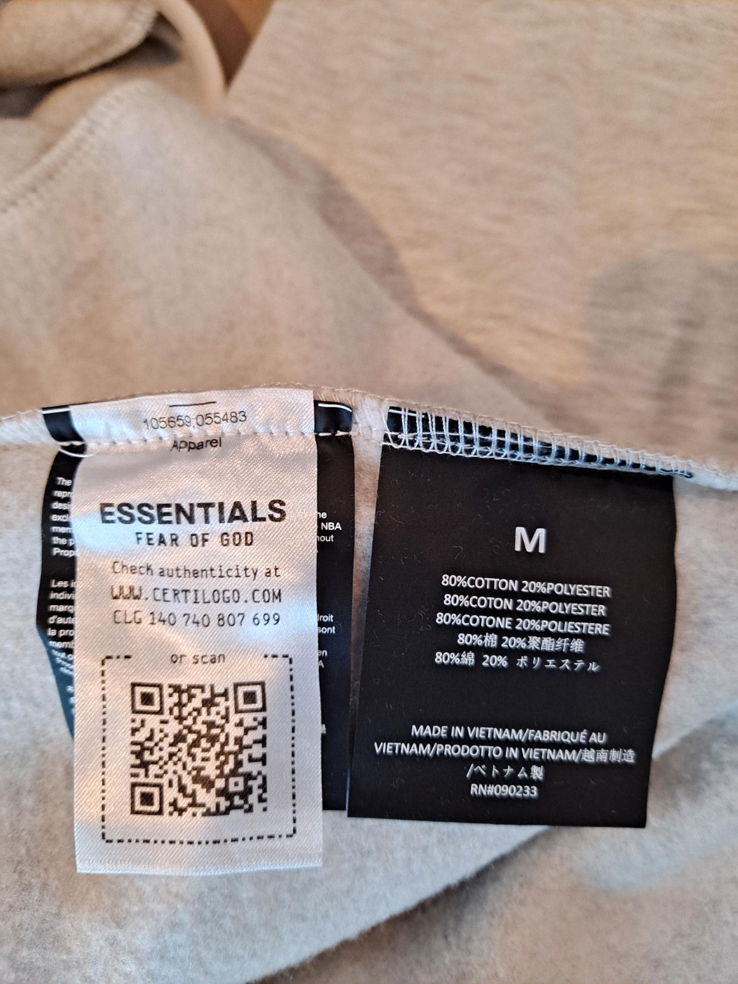 Essentials Fear of God Essentials NBA Hoodie Light Heather Size US M / EU 48-50 / 2 - 2 Thumbnail