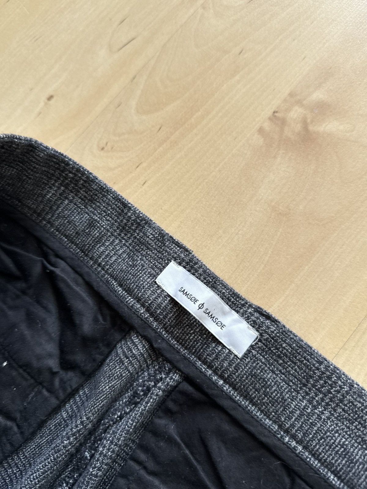 Samsoe Samsoe Samsoe & Samsoe Frankie Trousers tweed chino trousers pants Size US 29 - 4 Thumbnail