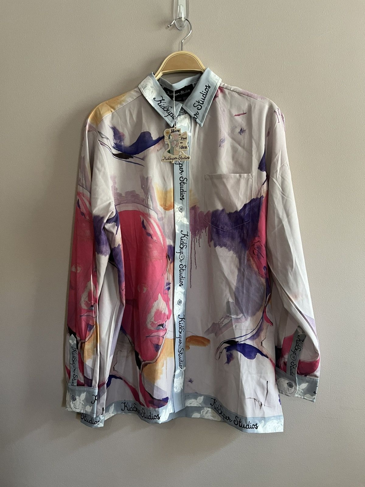 KidSuper KidSuper Studios Printed Satin Shirt Size US L / EU 52-54 / 3 - 4 Thumbnail