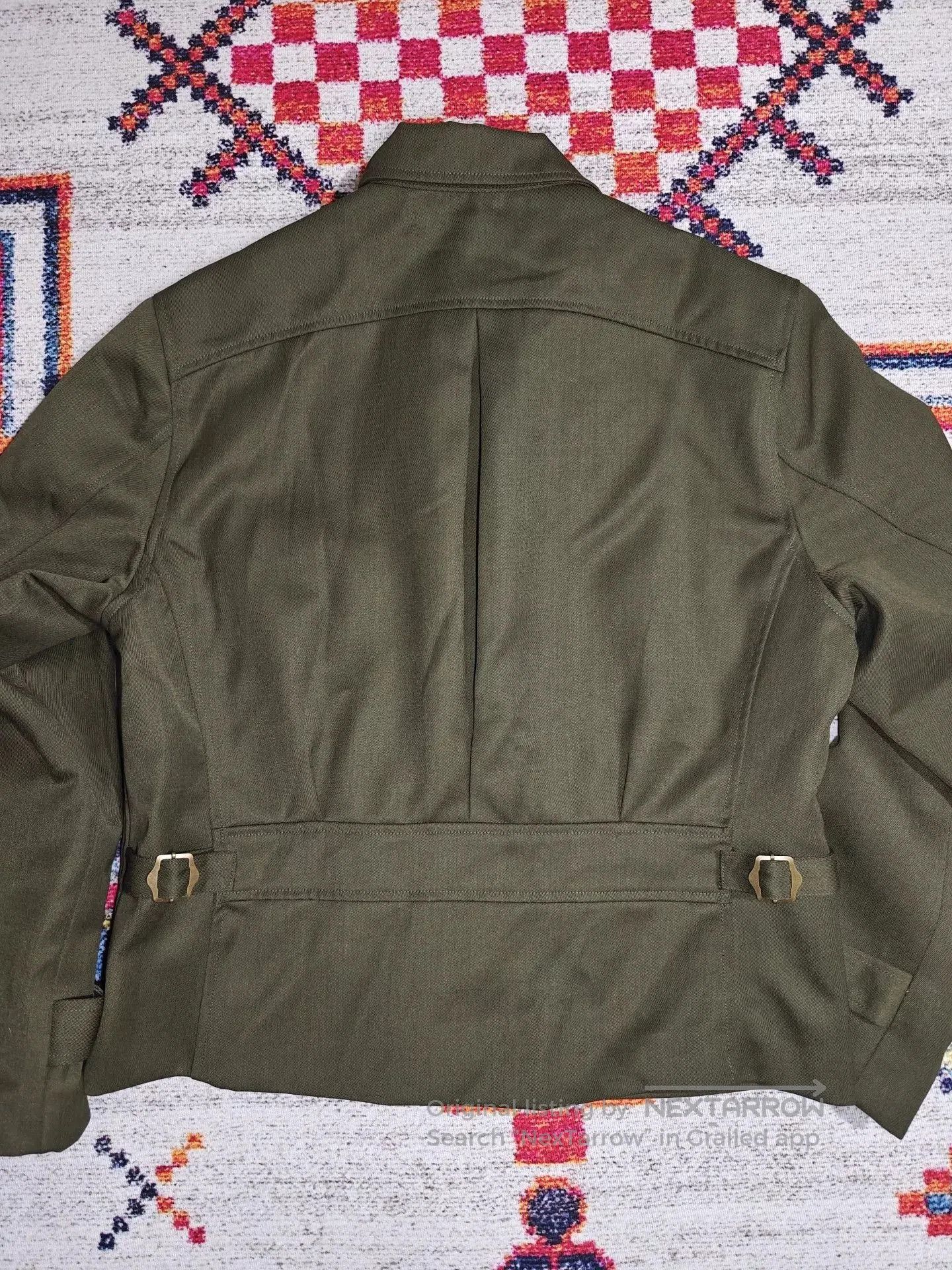 Vintage 1950s American Retro Ranch Wool Jacket. Size US XXS / EU 40 - 6 Thumbnail
