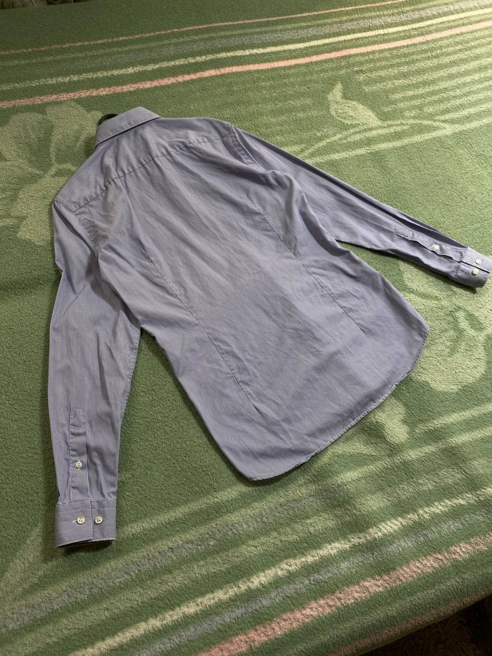 Hugo Boss × Vintage HUGO BOSS Shirt Striped Long Sleeved Light Cotton Size US M / EU 48-50 / 2 - 14 Thumbnail