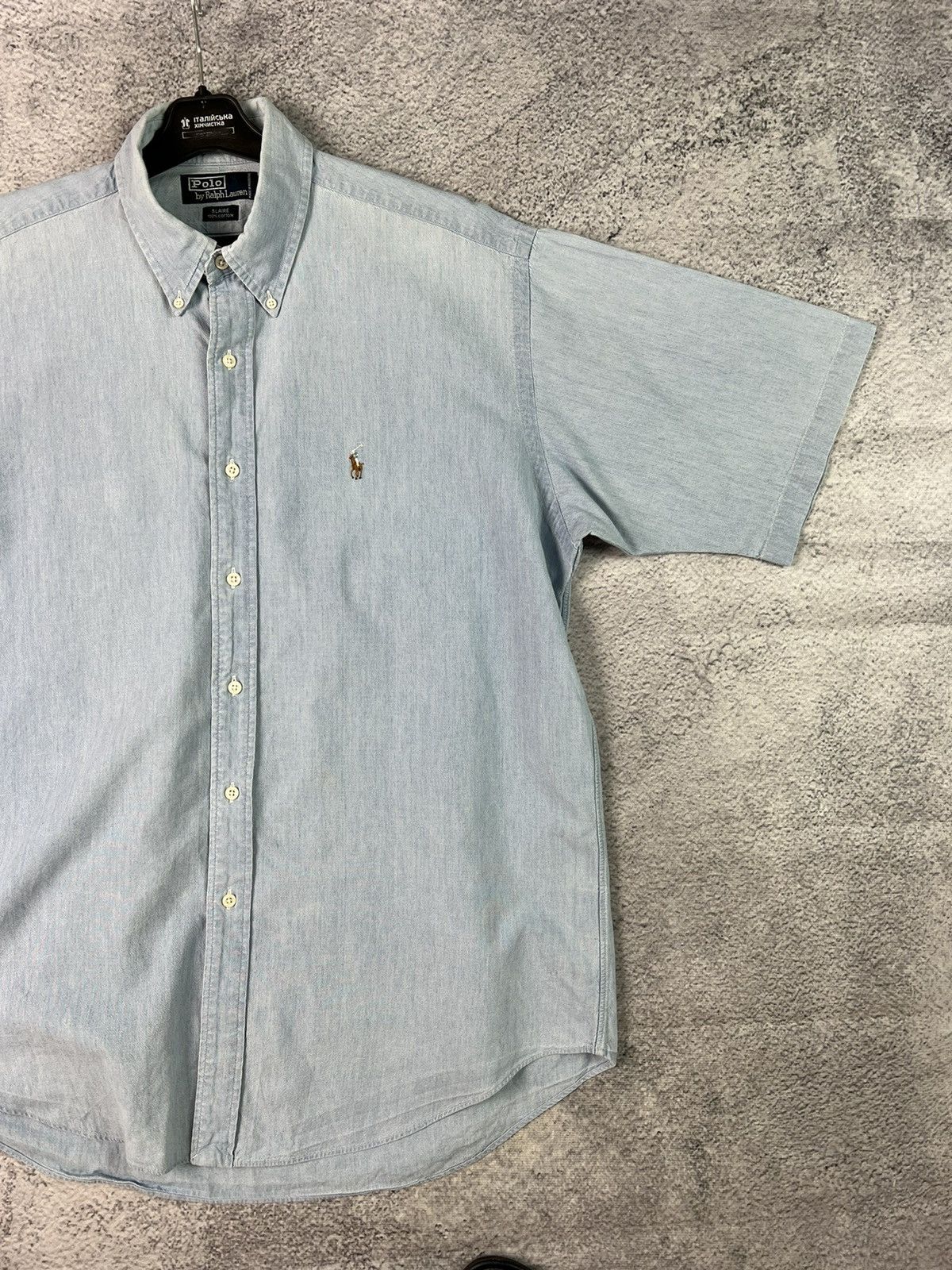 Polo Ralph Lauren × Ralph Lauren × Vintage Vintage polo Ralph Lauren short sleeve shirt Size US L / EU 52-54 / 3 - 3 Thumbnail
