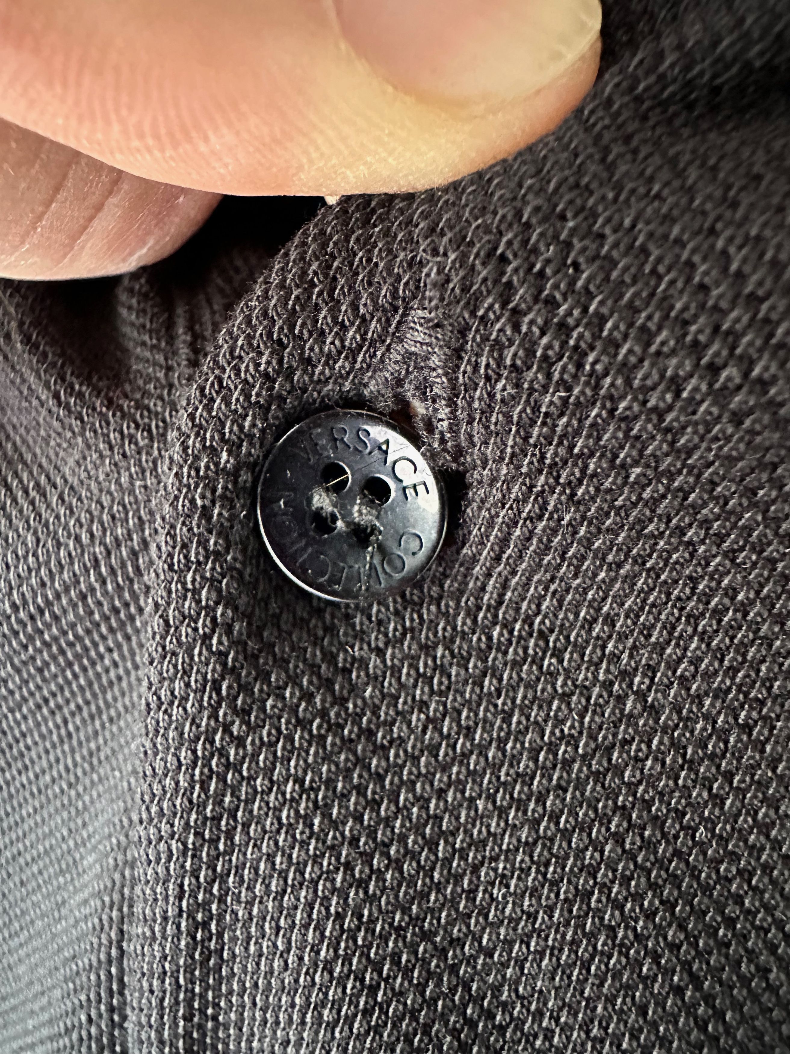 Versace Versace Collection Medusa Black Polo Shirt Short Sleeve Size US M / EU 48-50 / 2 - 6 Thumbnail