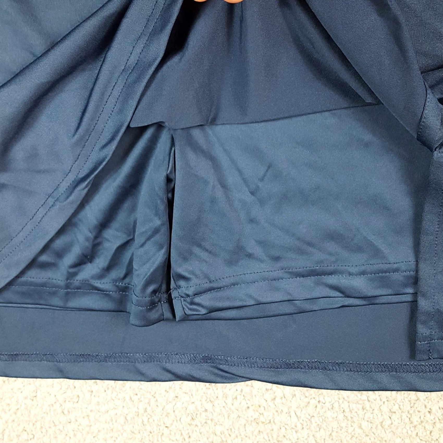 Vintage AUR Navy Blue Lightweight 2XL Skort Women Tennis Golf Mini Skirt Athletic Workout Gym N98 Size 40" / US 18 - 4 Thumbnail