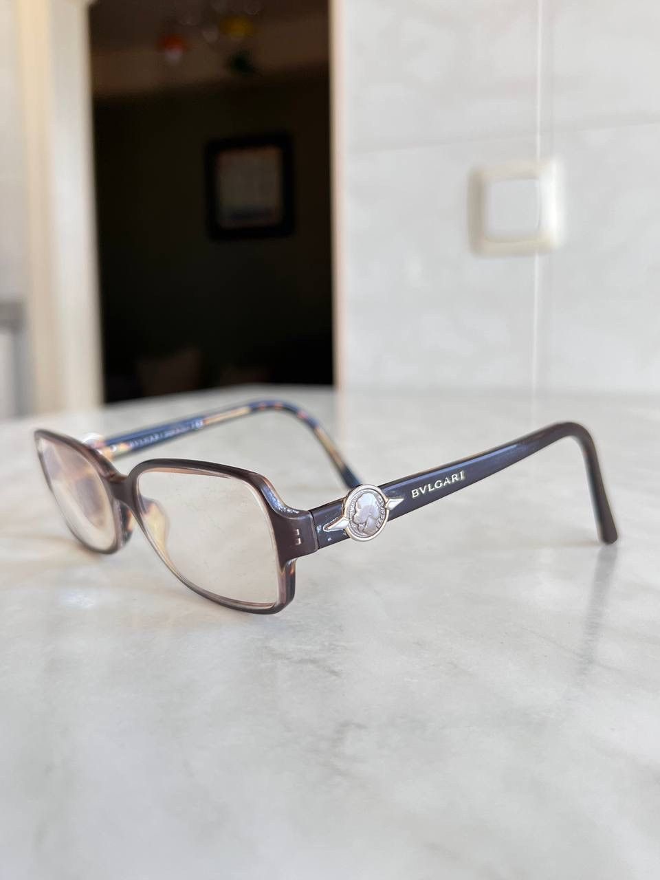 Bvlgari Bvlgari 4047 Eyeglasses Frames Prescription bulgari brown Size ONE SIZE - 1 Thumbnail