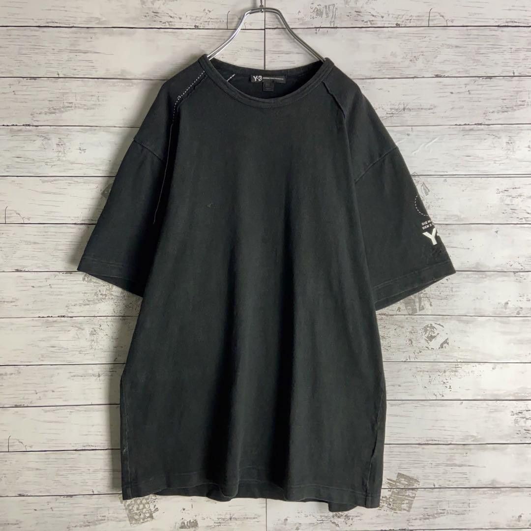 Yohji Yamamoto yohji yamamoto pour homme Y-3 arm logo super thick t-shirt Size US L / EU 52-54 / 3 - 2 Thumbnail
