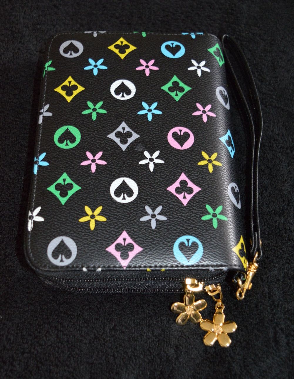 Handmade PURSE WALLETT DOUBLE SLOT / ORGANIZER CALENDAR CALCULATOR Size ONE SIZE - 1 Thumbnail