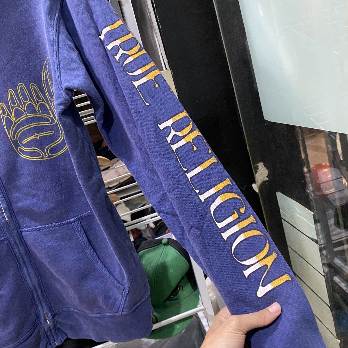 True Religion × Vintage True Religion Vintage Love Free Nice Design Hoodie Size US S / EU 44-46 / 1 - 7 Thumbnail