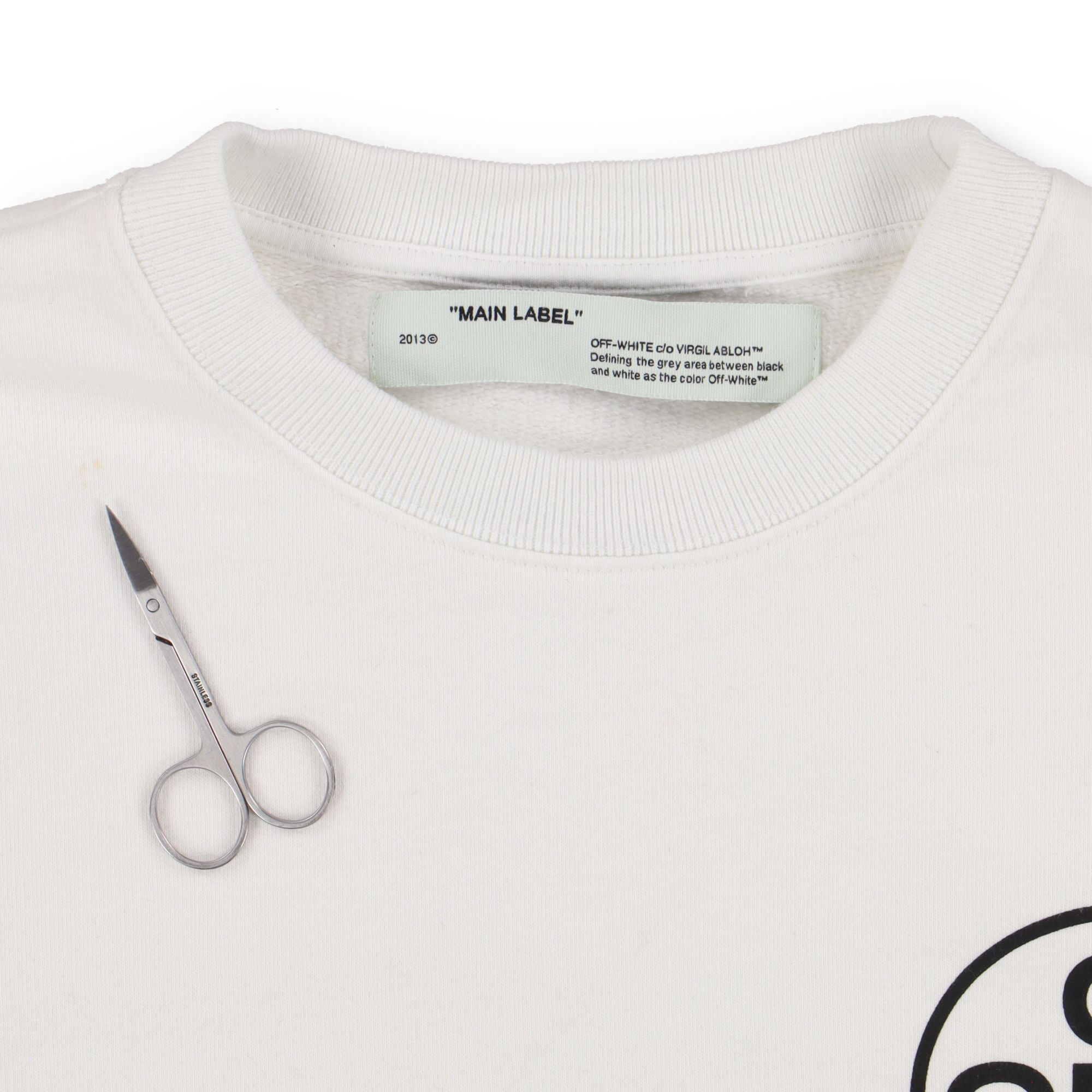 Off-White White Tape Arrows Logo Sweatshirt Size US M / EU 48-50 / 2 - 7 Thumbnail