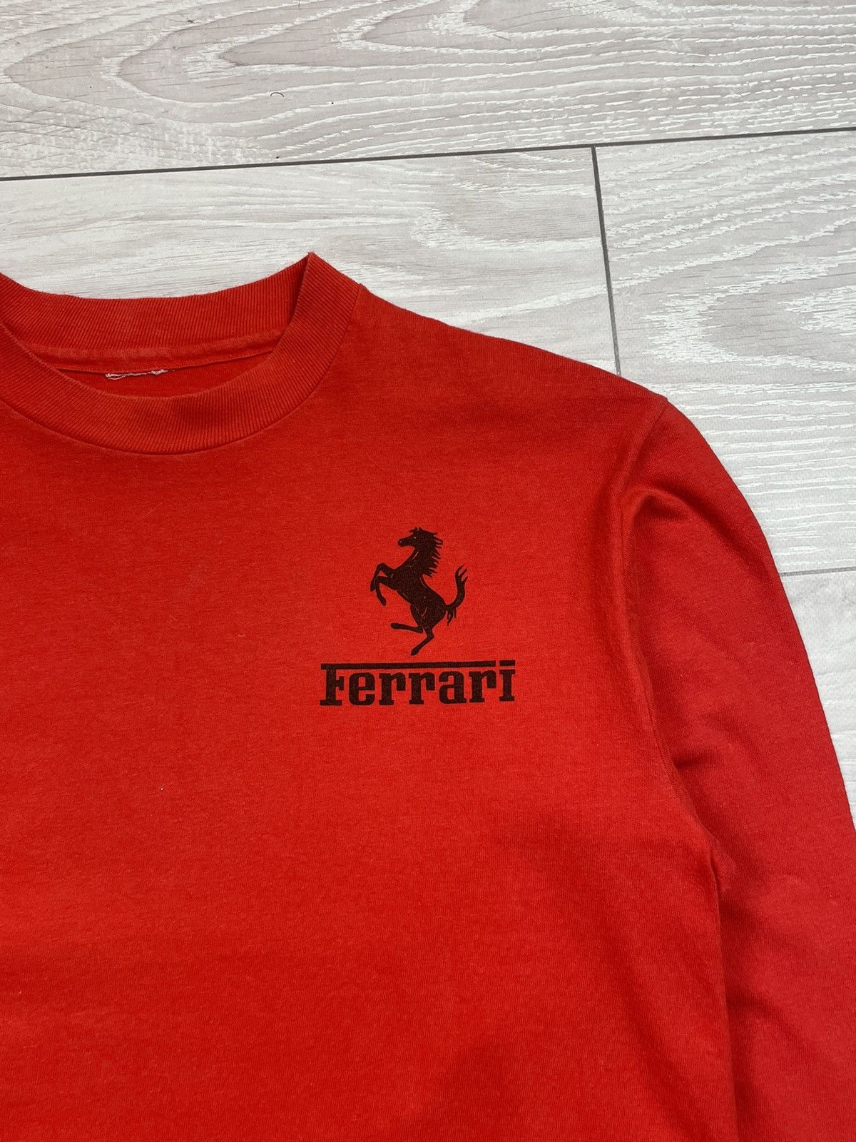 Ferrari × Vintage Vintage Ferrari Of Houston Long Sleeve Size US M / EU 48-50 / 2 - 7 Thumbnail
