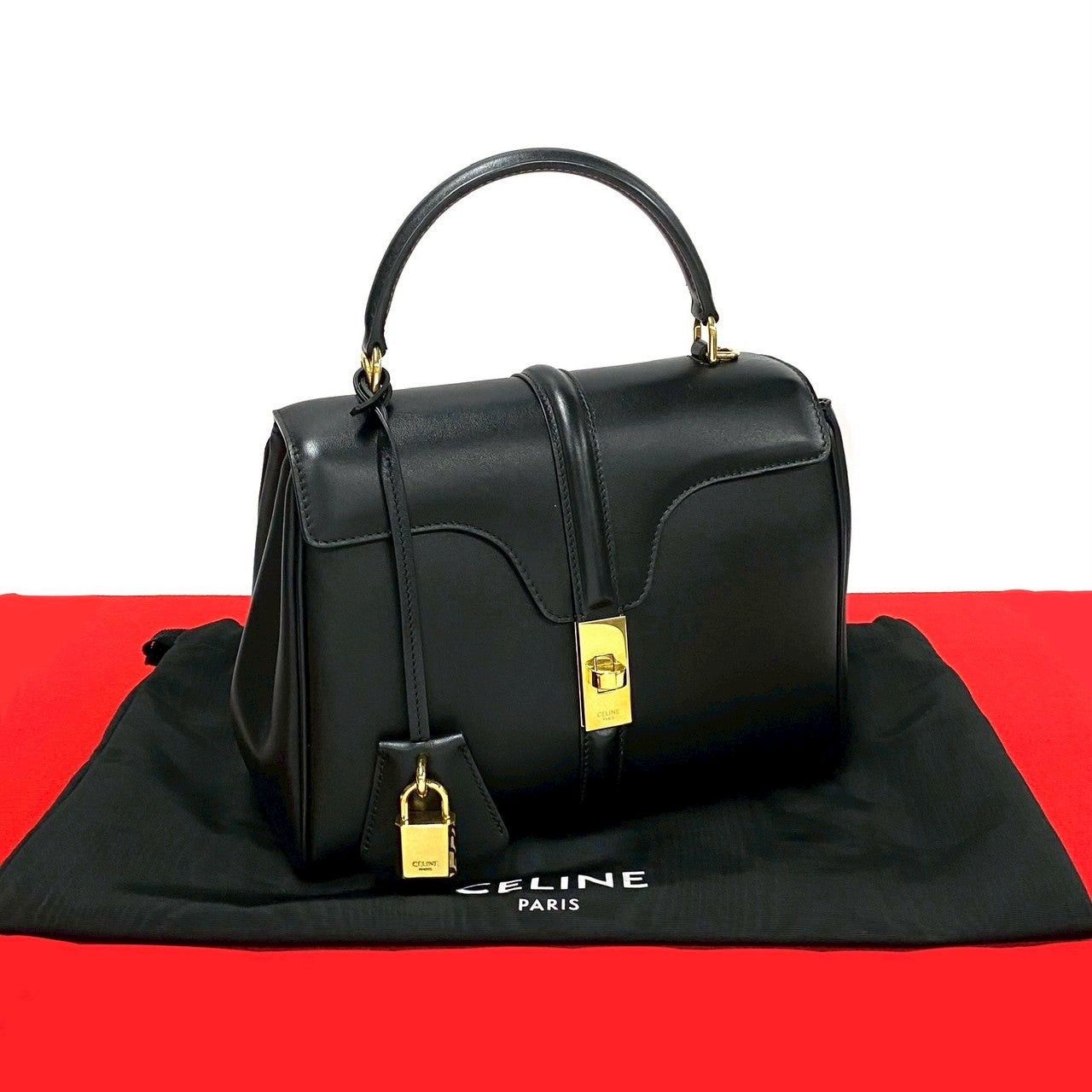 Celine Celine Handbag Black Leather Size ONE SIZE - 1 Thumbnail