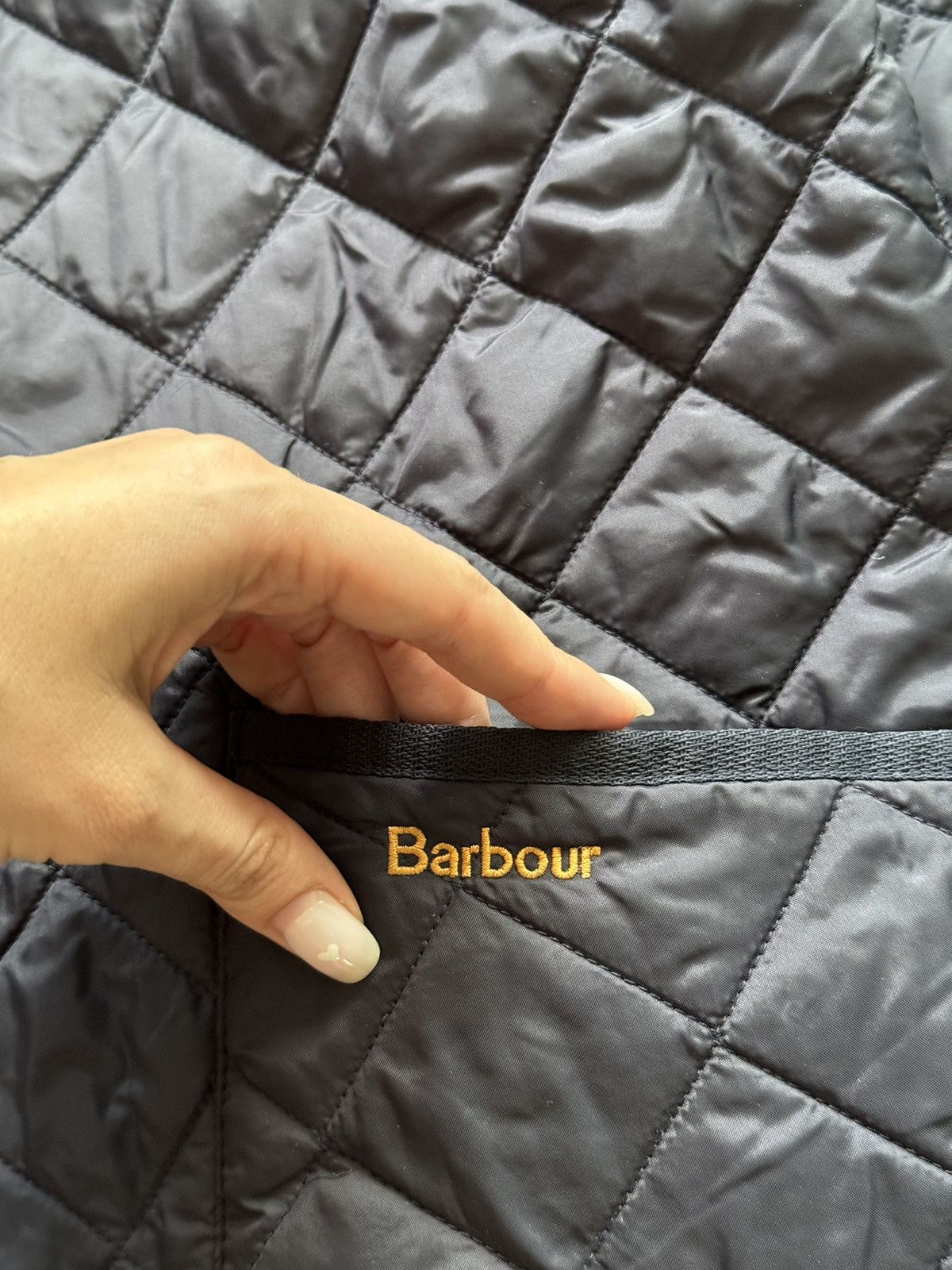 Barbour × Designer Barbour navy quilted jacket Size US M / EU 48-50 / 2 - 4 Thumbnail