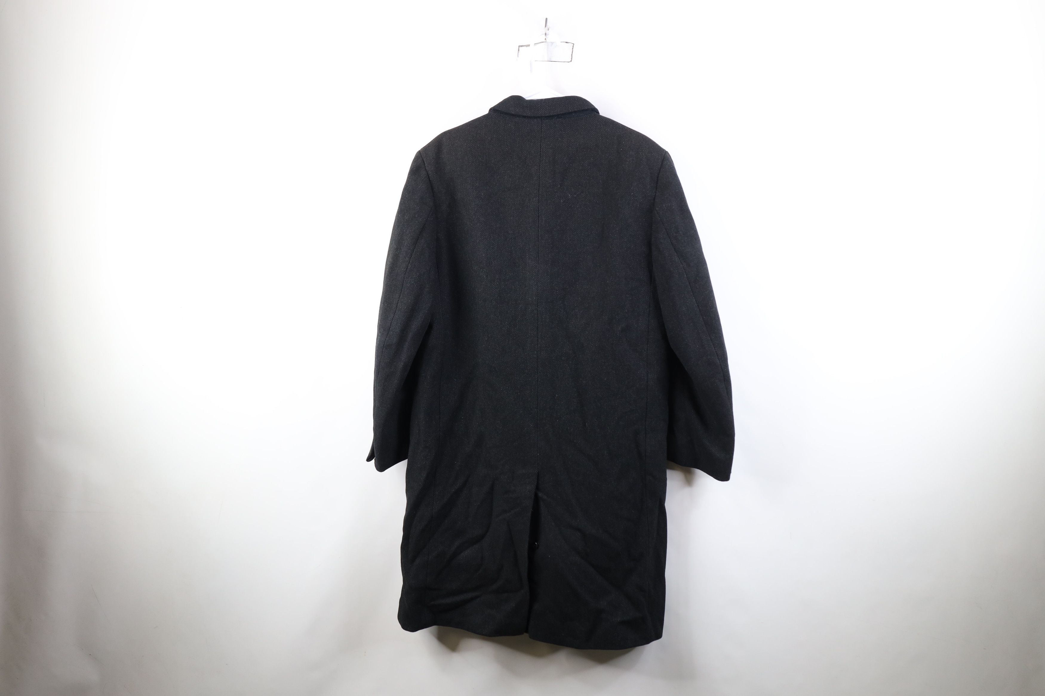 Vintage Vintage 20s 30s De Pinna Herringbone Overcoat Jacket USA Size US L / EU 52-54 / 3 - 15 Thumbnail