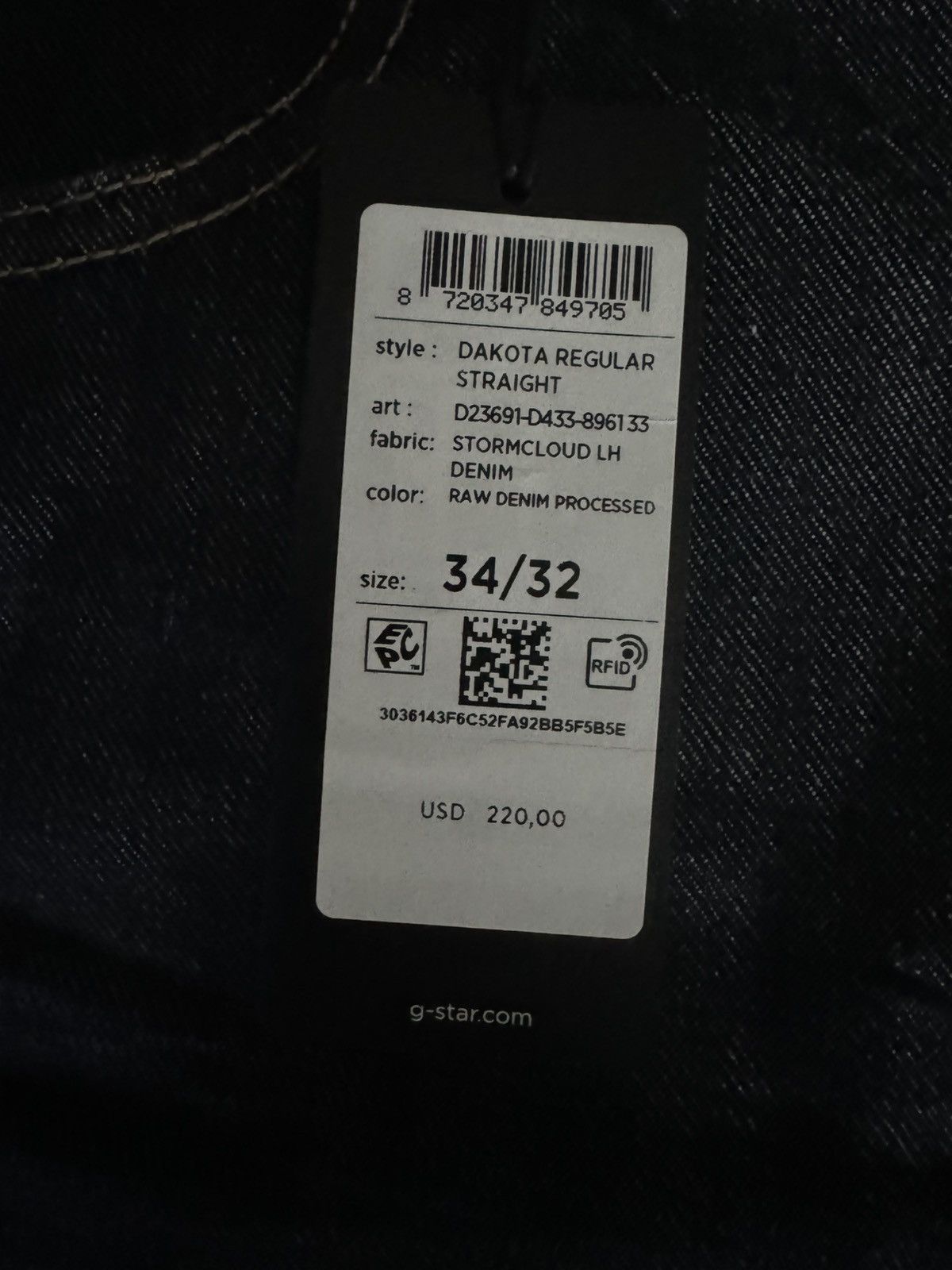 G-Star G star dakota jeans Size US 34 / EU 50 - 11 Thumbnail