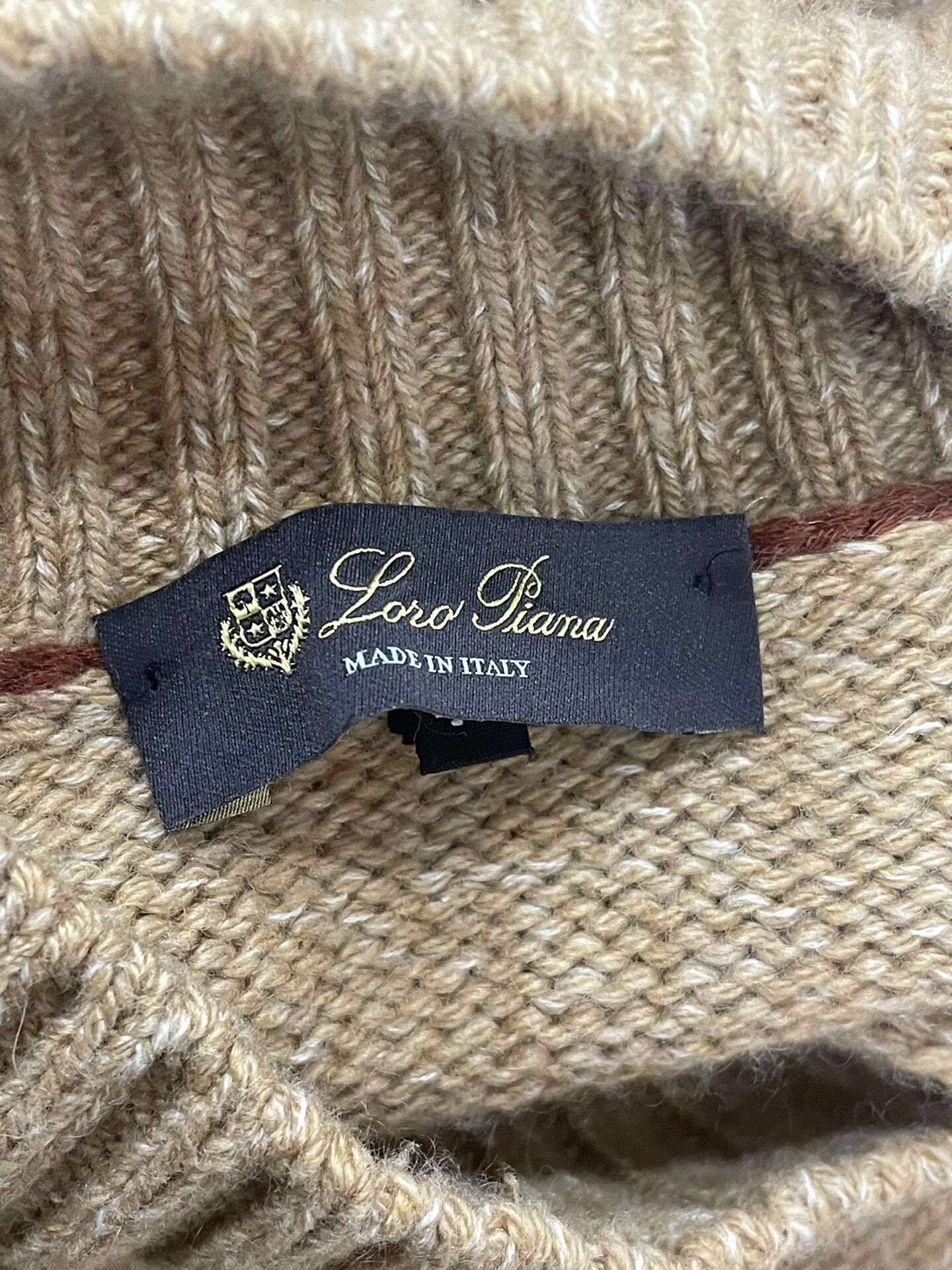 Loro Piana Loro Piana Classic High Neck Cashmere Sweater Size US L / EU 52-54 / 3 - 3 Thumbnail