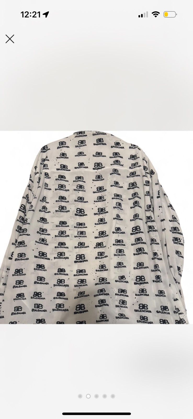 Balenciaga Balenciaga White Oversized Shirt Size US L / EU 52-54 / 3 - 2 Thumbnail