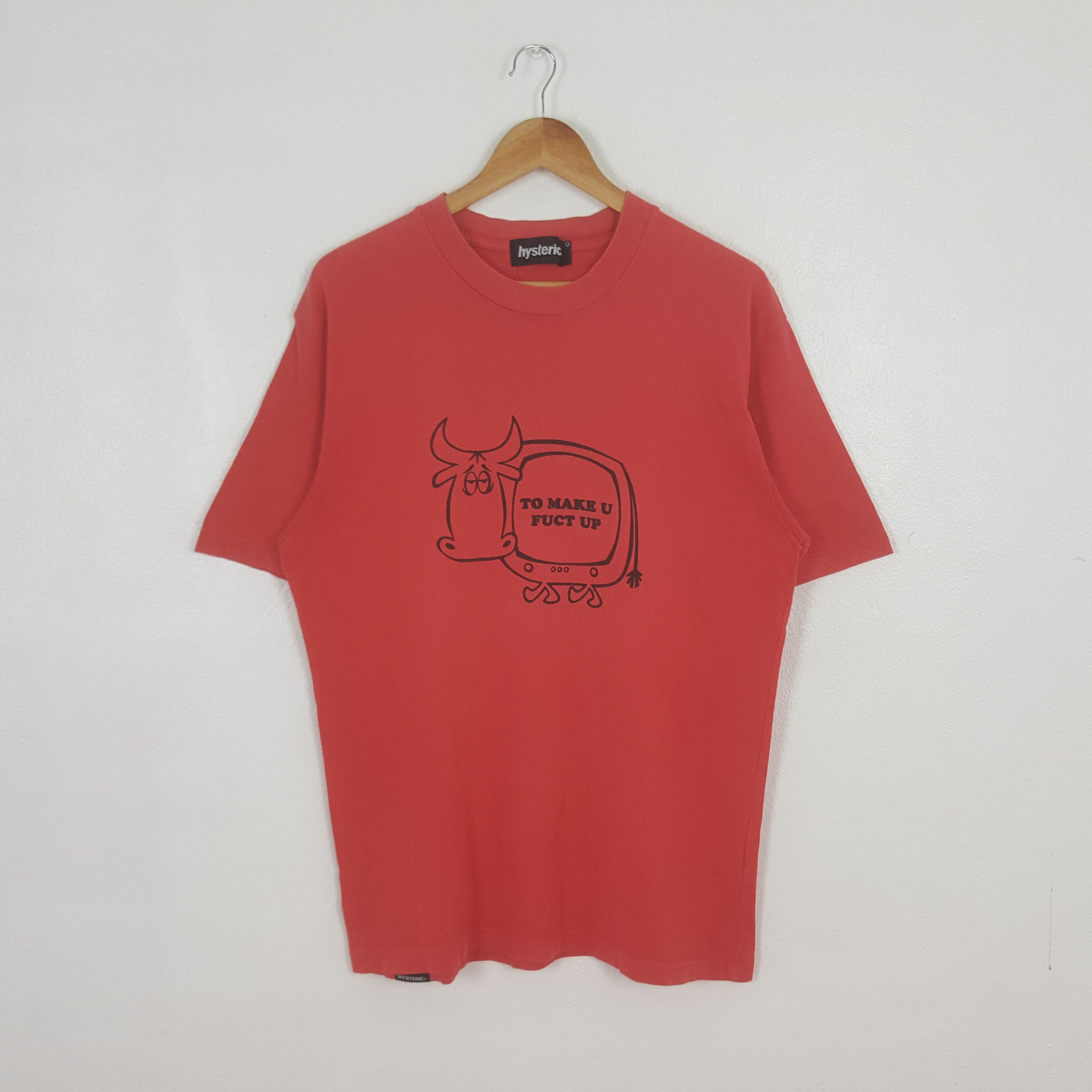 Hysteric Glamour Vintage Hysteric Glamour Japanese Parody Fuct Tshirt C312N80 Size US L / EU 52-54 / 3 - 1 Thumbnail