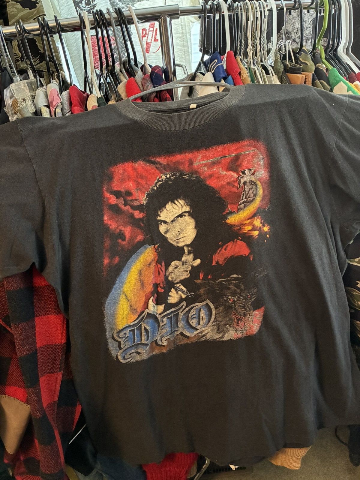 Vintage Vintage 1990s Deo metal band tour shirt Size US XL / EU 56 / 4 - 2 Thumbnail