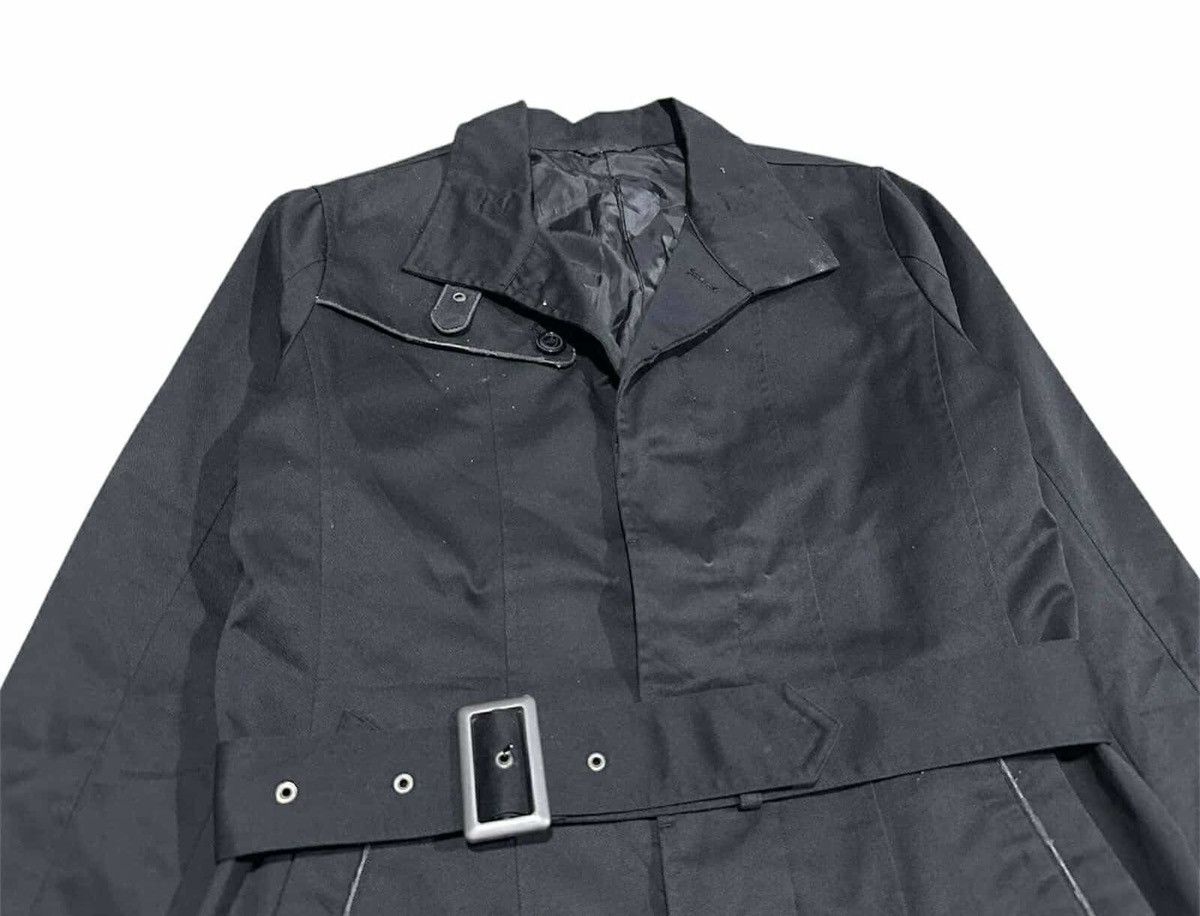Japanese Brand × Mossimo × Vintage 🔥Sick Y2K Vintage Mossimo Trench Coat Jacket Bondage Belted Size US M / EU 48-50 / 2 - 2 Thumbnail