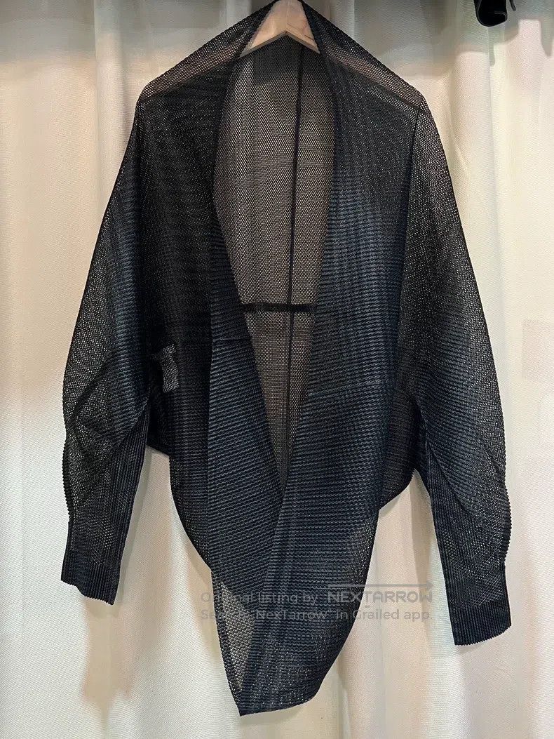 Issey Miyake Issey Miyake size:one size Black-Green Striped Tatami-Styl Size XXS / US 00 / IT 34 - 1 Thumbnail