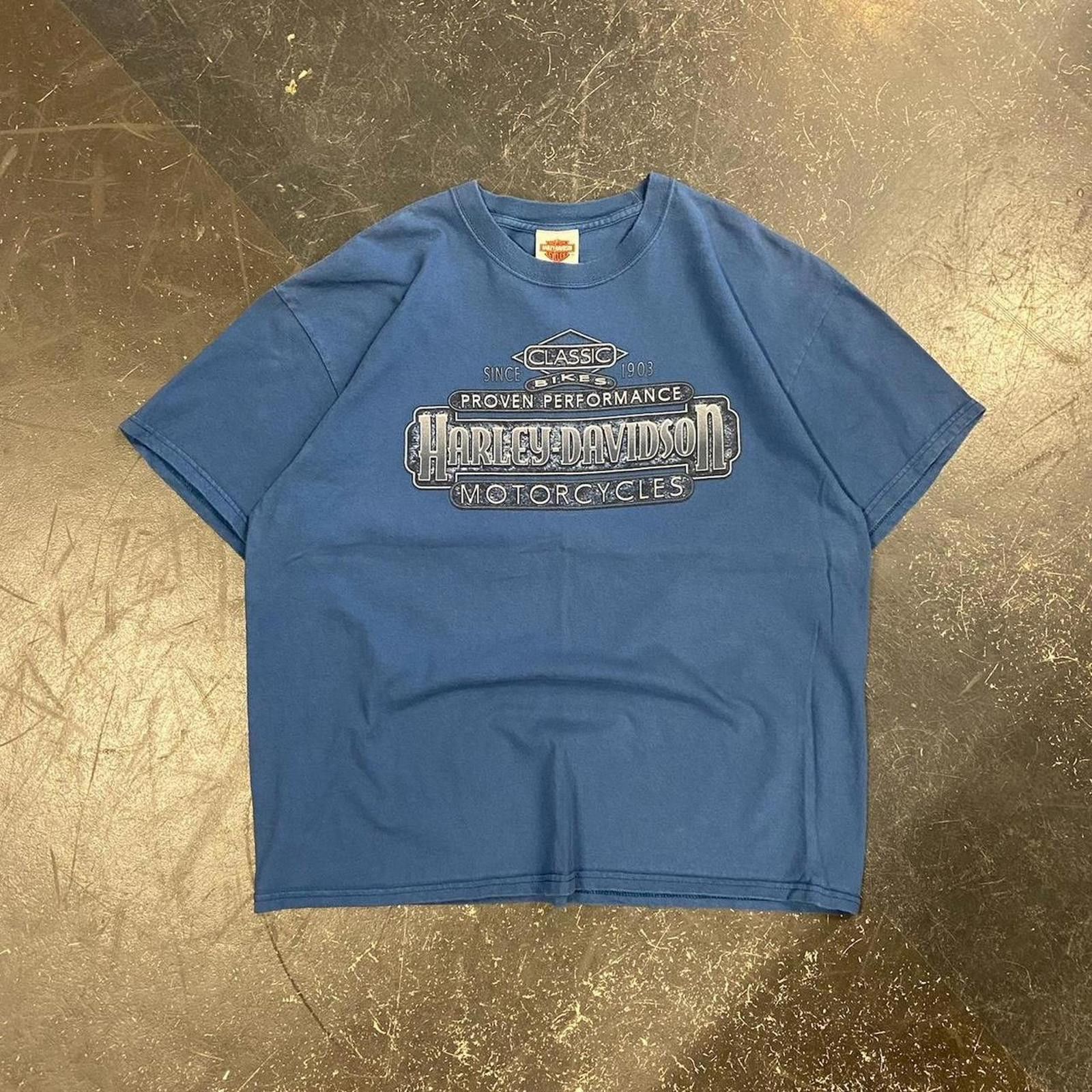 Harley Davidson Blue Harley Davidson Idaho Tee Size US XL / EU 56 / 4 - 1 Thumbnail