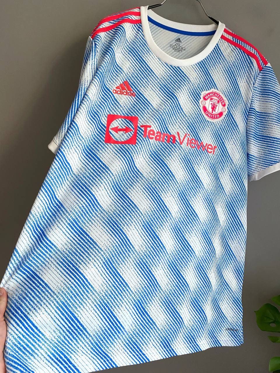 Adidas Manchester United 2021/22 Away Soccer Jersey #7 RONALDO, XXL Size US XXL / EU 58 / 5 - 13 Thumbnail