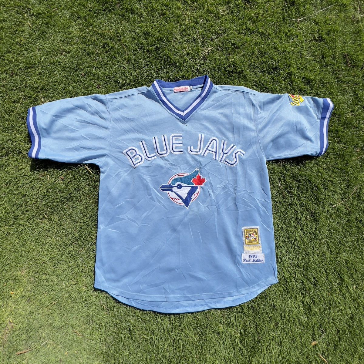 Image of Vintage Mitchell Ness Paul Molitor 1993 Blue Jays Jersey, Men's (Size XL)