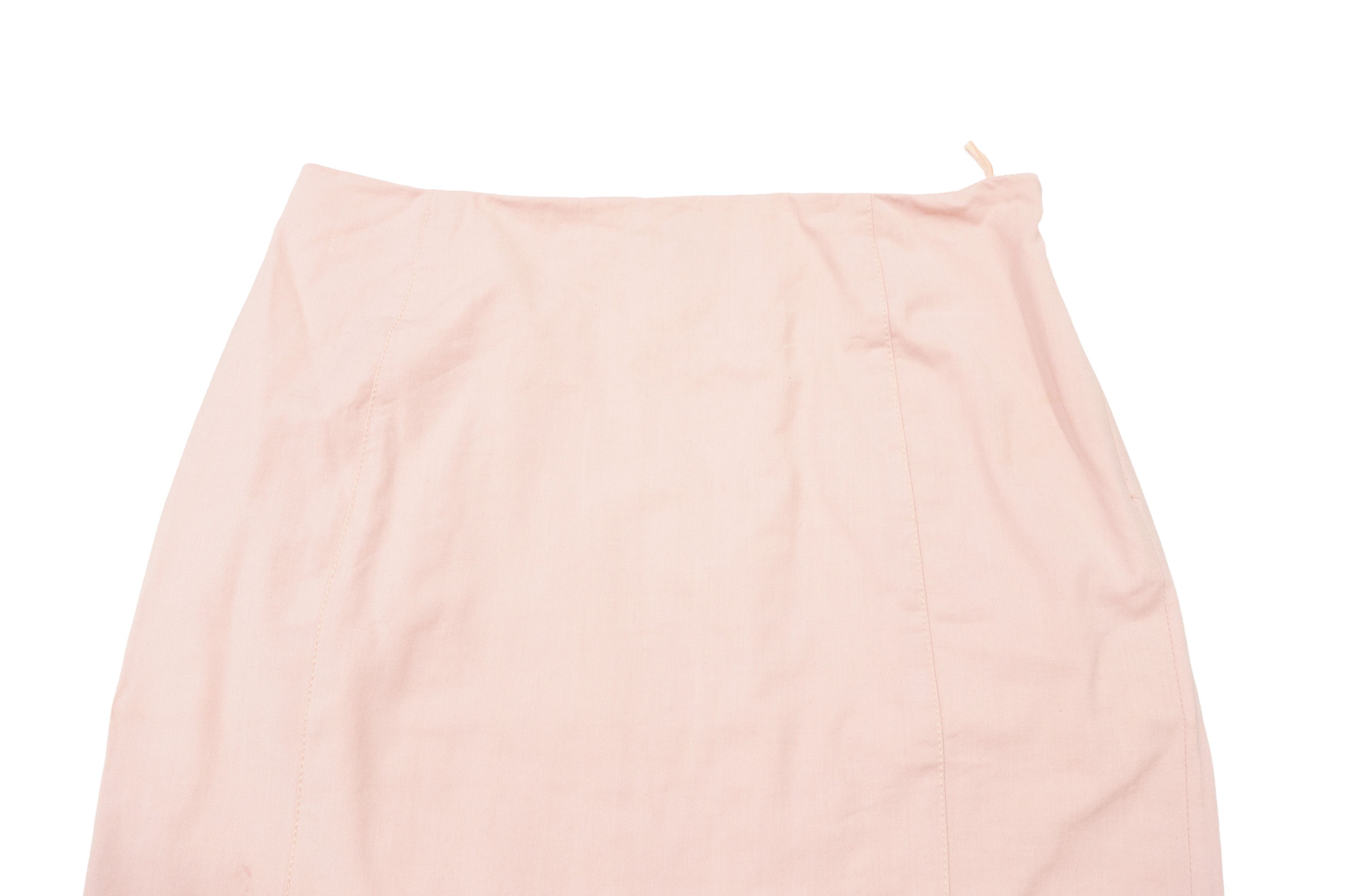 Versace 90s Gianni Versace Wool Blend Pencil Skirt Front Slits Size 28" / US 6 / IT 42 - 3 Thumbnail