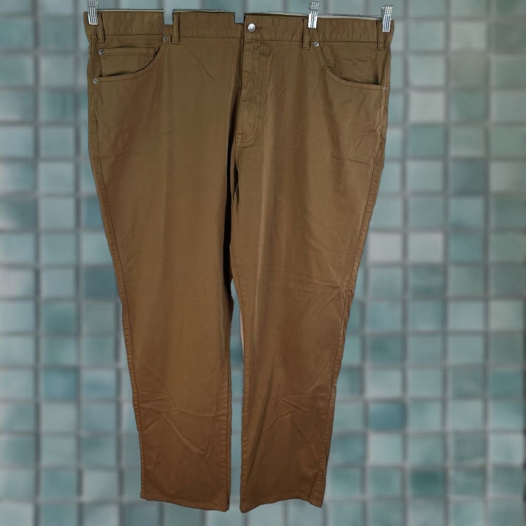 Peter Millar VINTAGE Peter Millar Jeans Mens Straight Fit 48 Regular Waist 33 Tan Cotton Stretch Denim Size US 32 / EU 48 - 1 Thumbnail