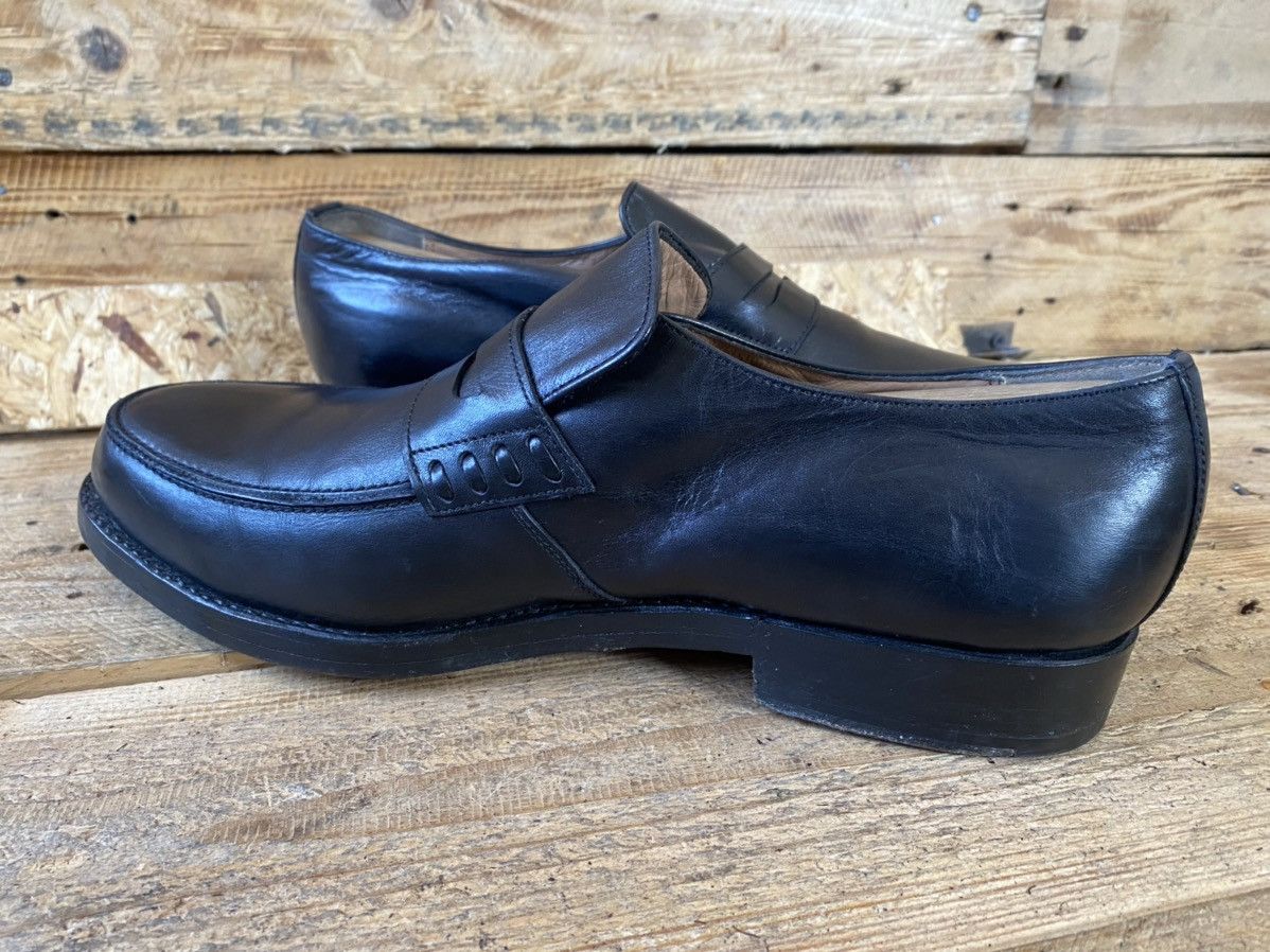 Heinrich Dinkelacker Heinrich dinckelacker black leather penny loafers sz uk 8.5 Size US 9.5 / EU 42-43 - 12 Thumbnail