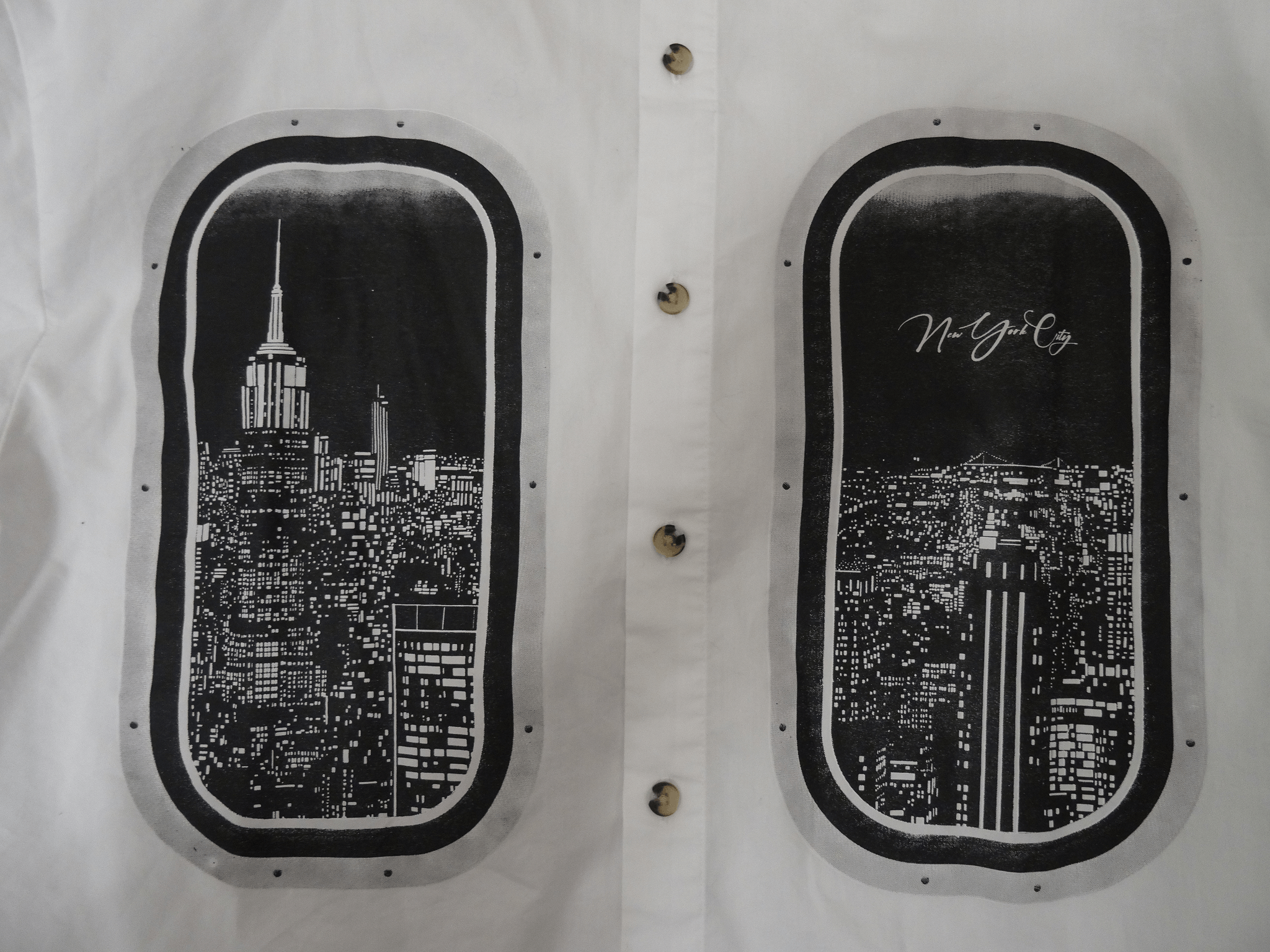 Other Saints Studio NYC Graphic Shirt – Cropped/Remake Size US L / EU 52-54 / 3 - 3 Thumbnail