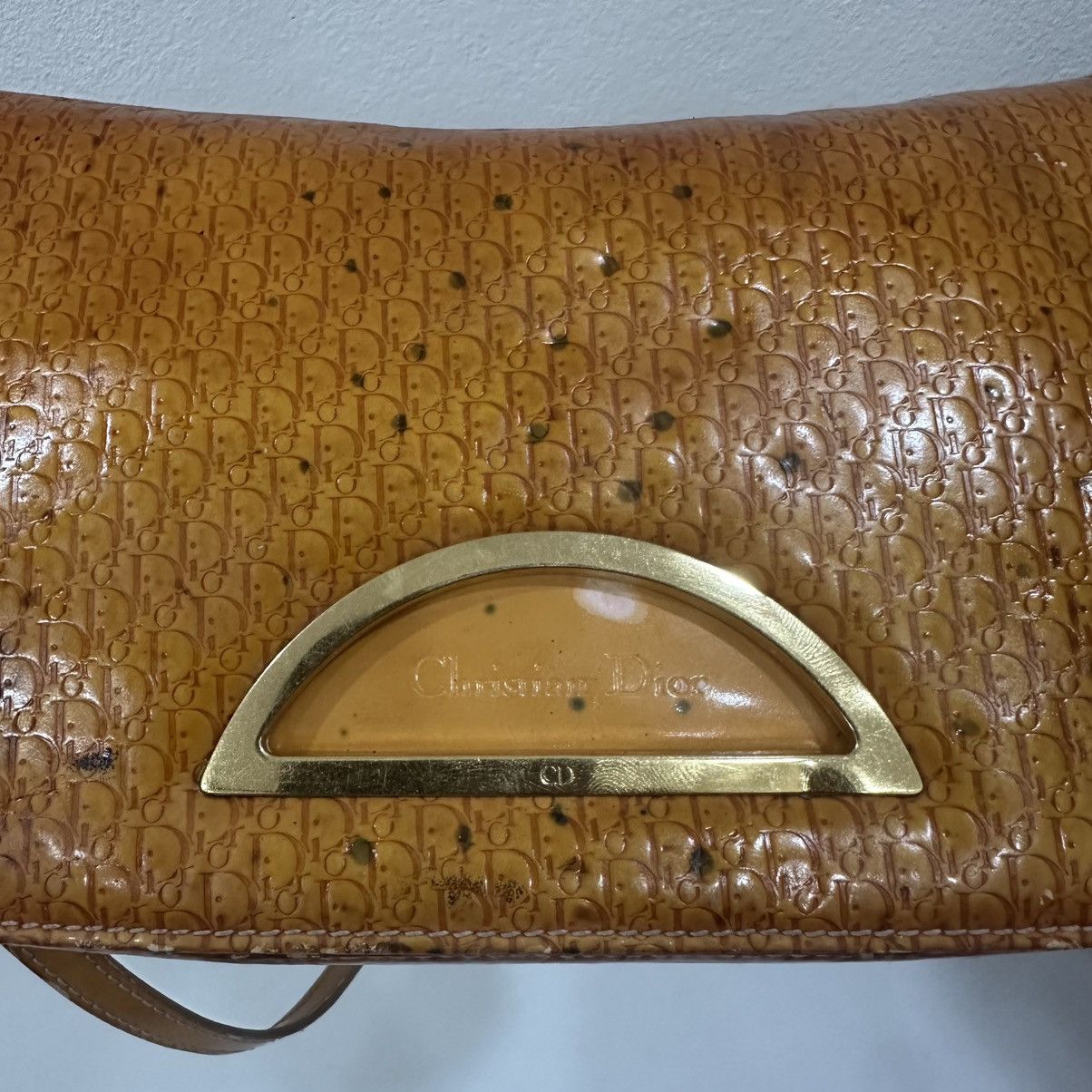 Dior ‼️LD‼️ CHRISTIAN DIOR MALICE OBLIQUE PATENT LEATHER SHOULDER Size ONE SIZE - 9 Thumbnail