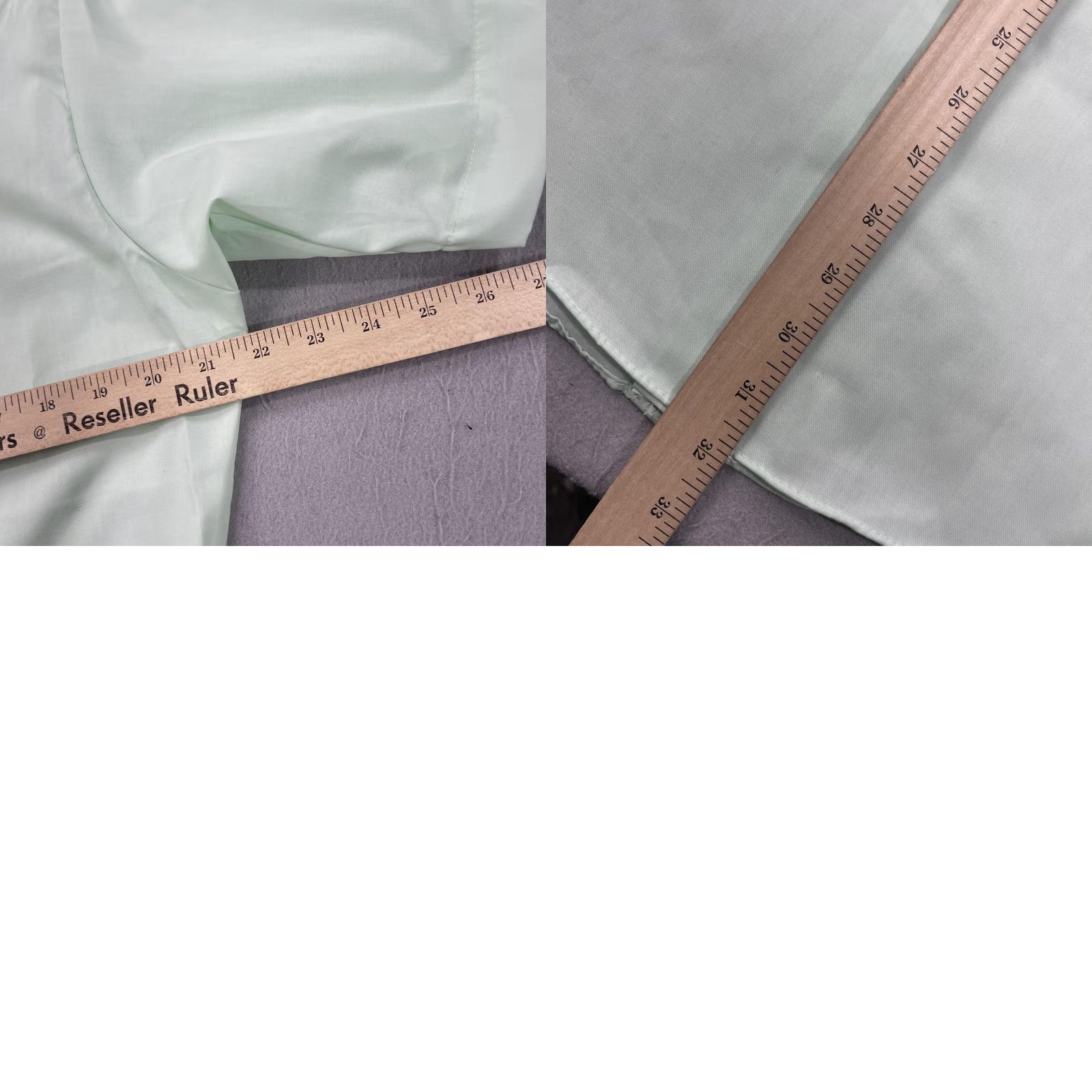 Sears VINTAGE Sears Shirt Mens 15 Green Perma Prest Short Sleeve Dress Hong Kong Size 40R - 8 Thumbnail