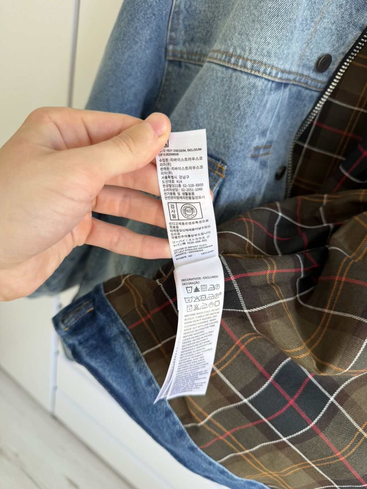 Barbour Barbour x Levi’s Denim Trucker Jacket Men’s Collar XL Size US XL / EU 56 / 4 - 13 Thumbnail