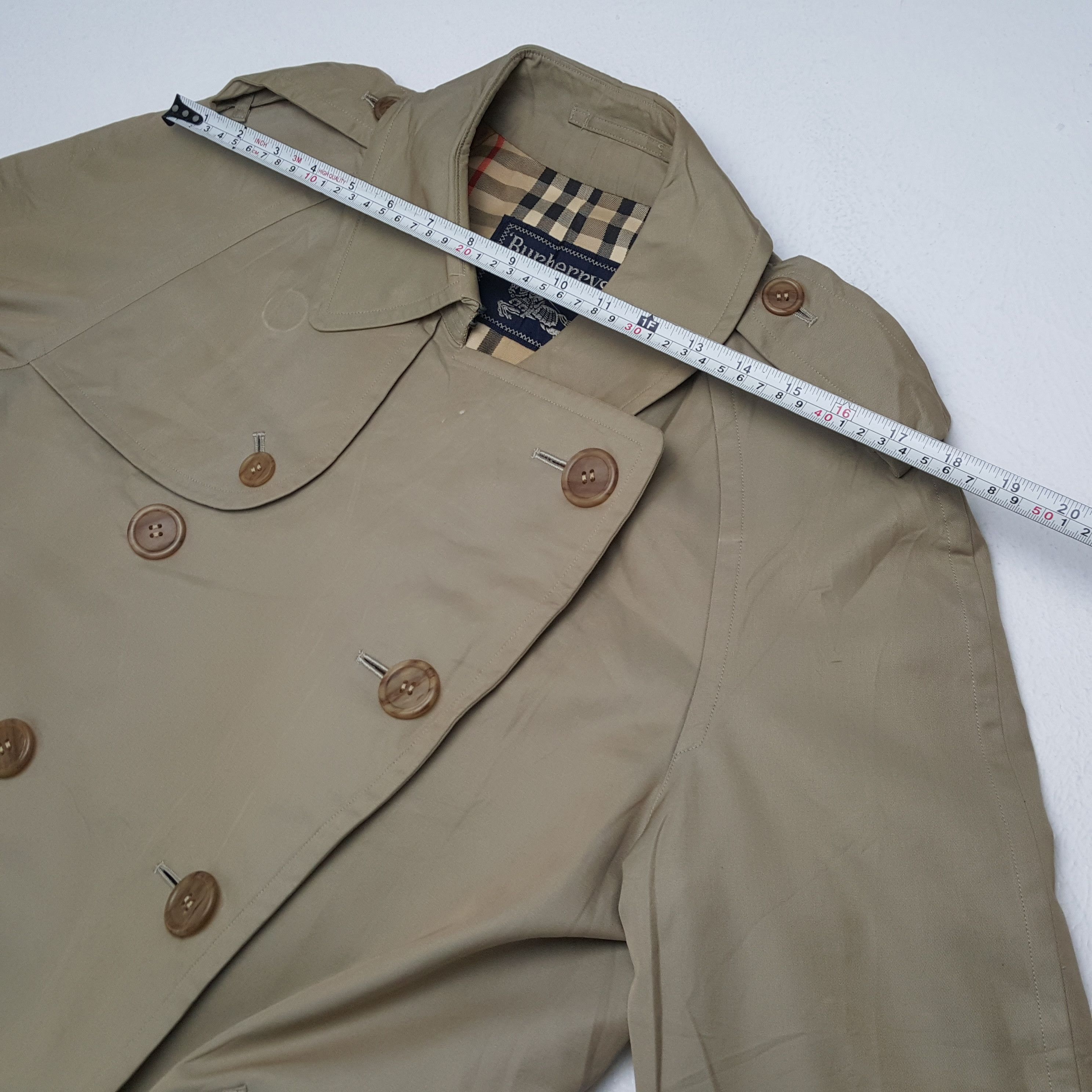 Burberry × Vintage BURBERRYS Luxury Brand Fashion Style Trench Jacket Size US M / EU 48-50 / 2 - 5 Thumbnail